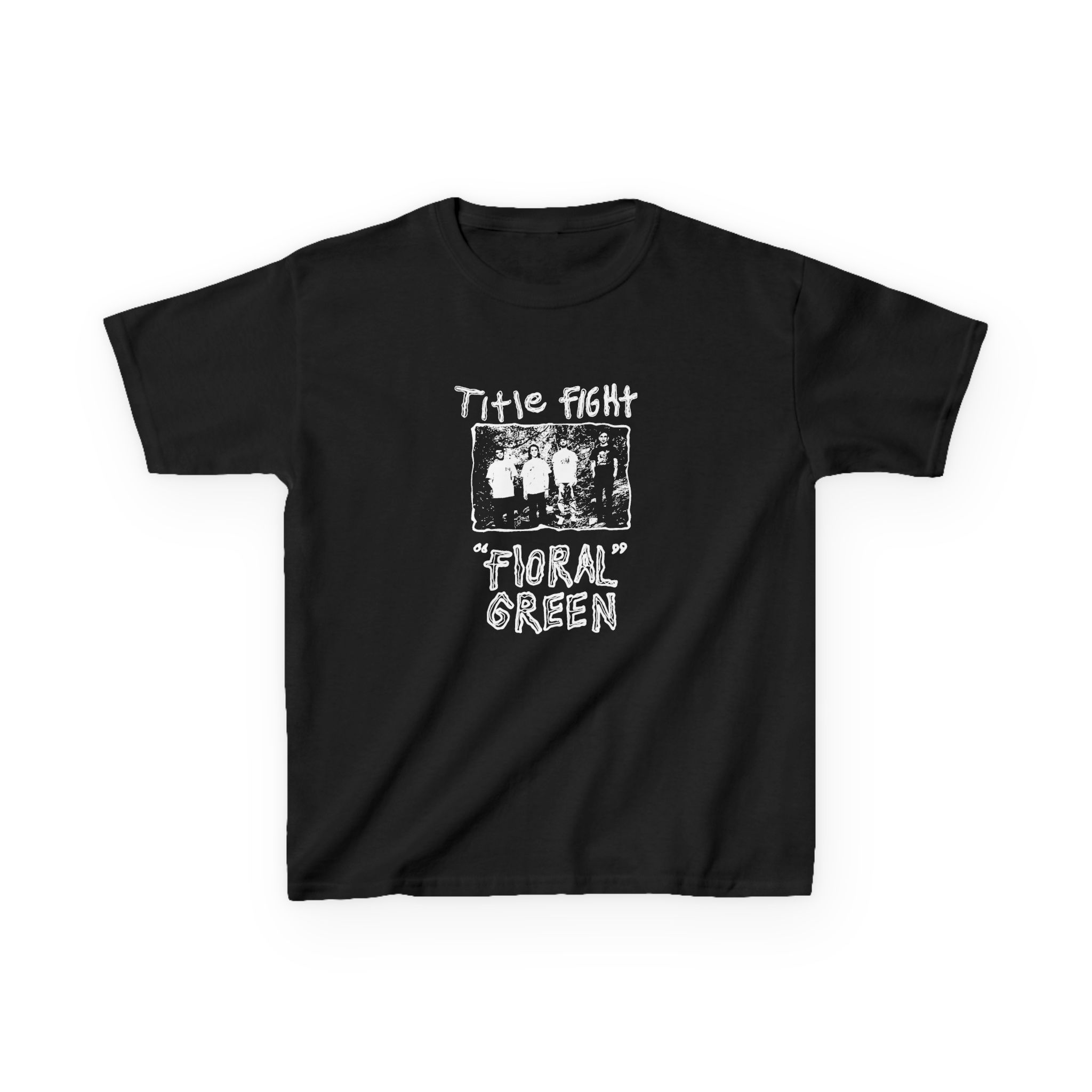Kids Cold Cuts Title Fight Floral Green Promo Heavy Cotton™ Tee - Image 3