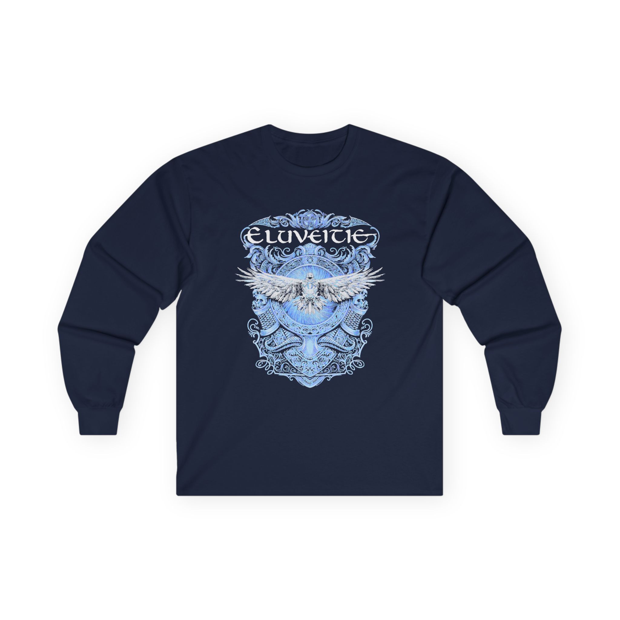 Eluveitie Dark Raven Unisex Ultra Cotton Long Sleeve Tee - Image 5