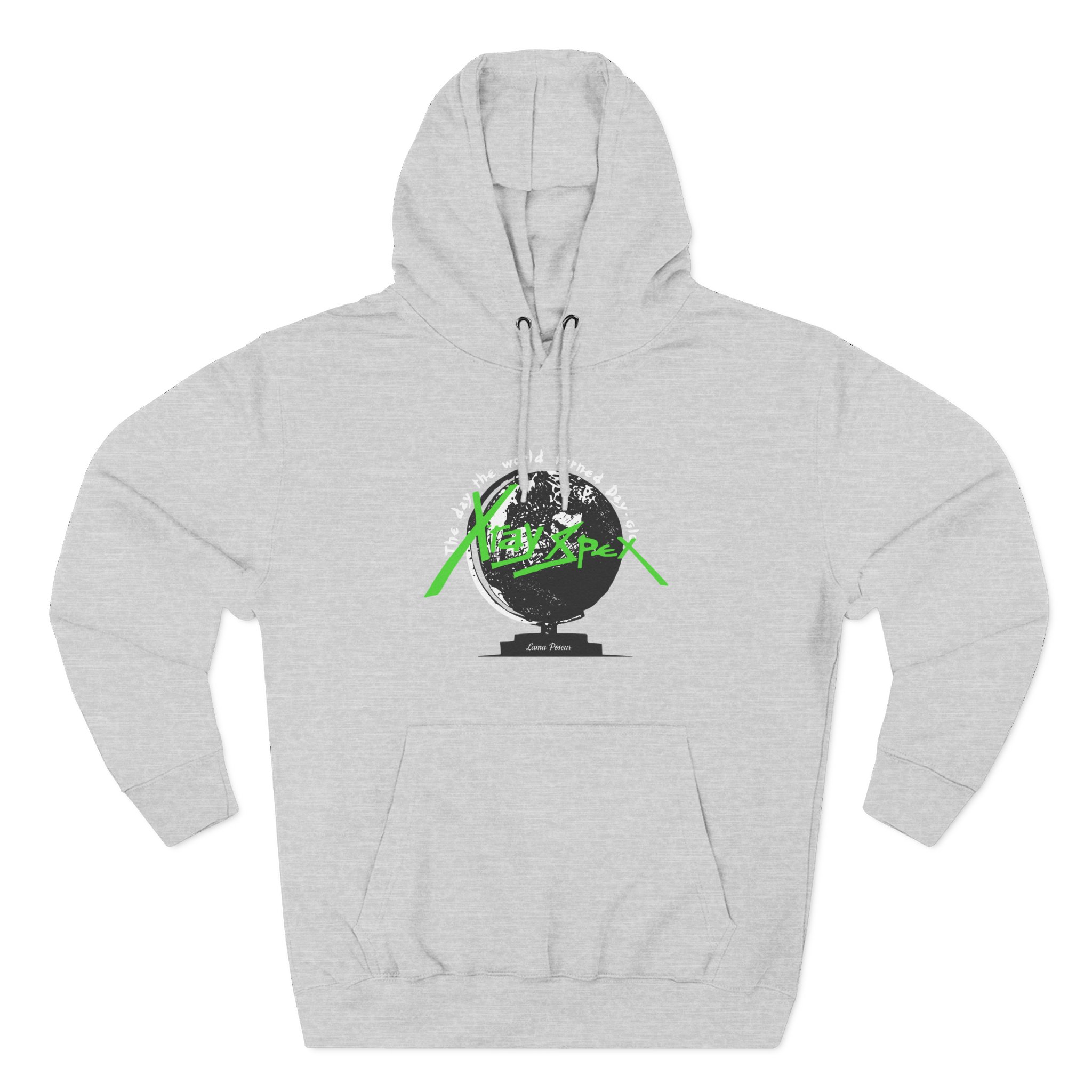 X-ray Spex Day-Glo Globe Three-panel Fleece Hoodie