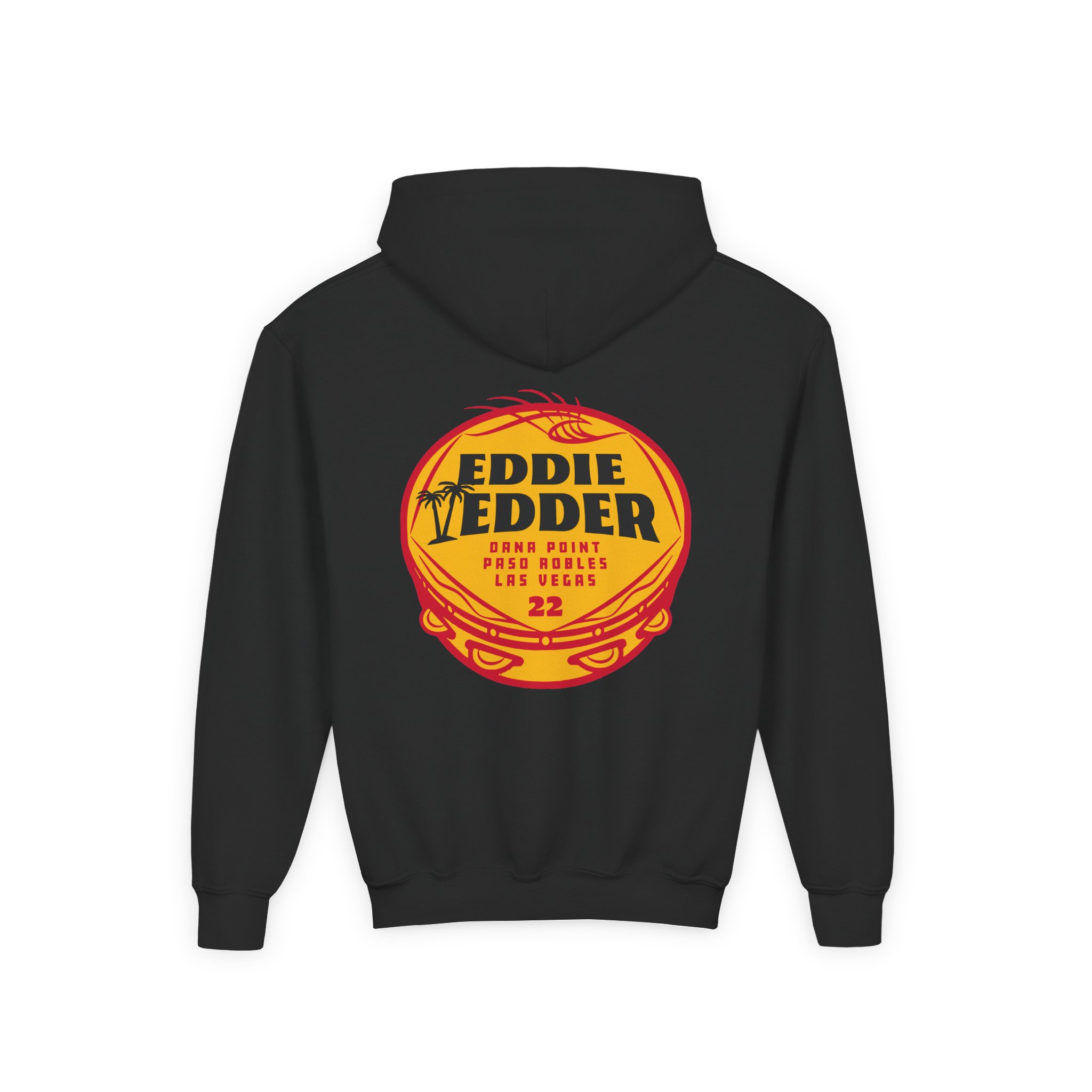 Eddie Vedder Tambourine Youth Heavy Blend Hooded Sweatshirt - Image 2