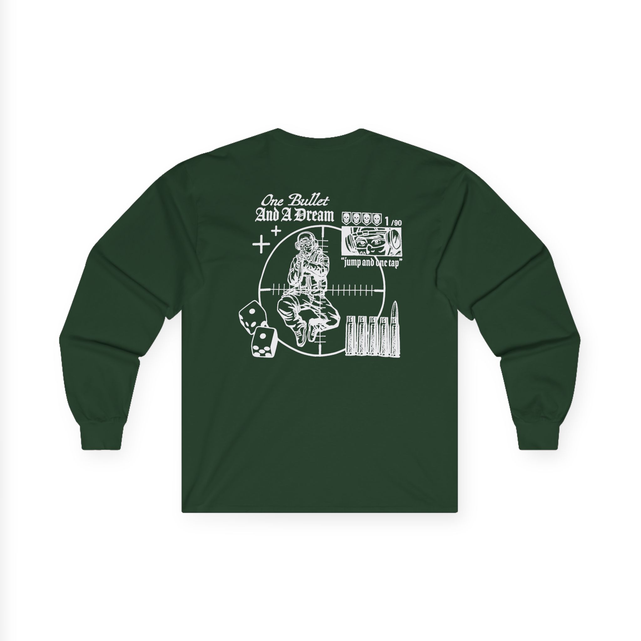 Shroud One Bulle Unisex Ultra Cotton Long Sleeve Tee - Image 8