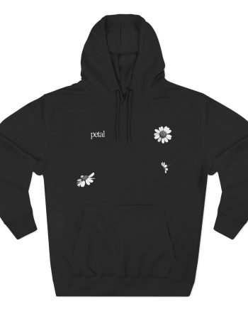 AG petal zip Three-Panel Fleece Hoodie