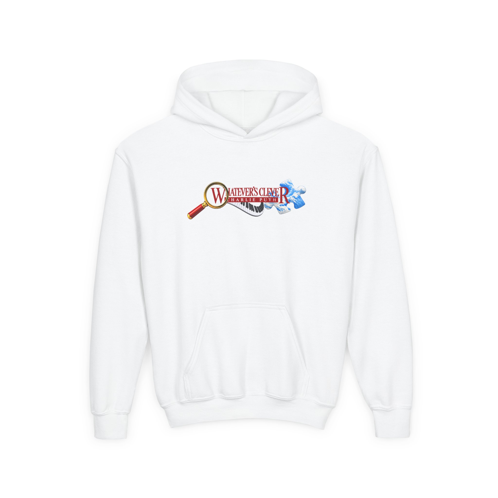 Charlie Puth Whatever's Clever! 2026 Youth Heavy Blend Hooded Sweatshirt