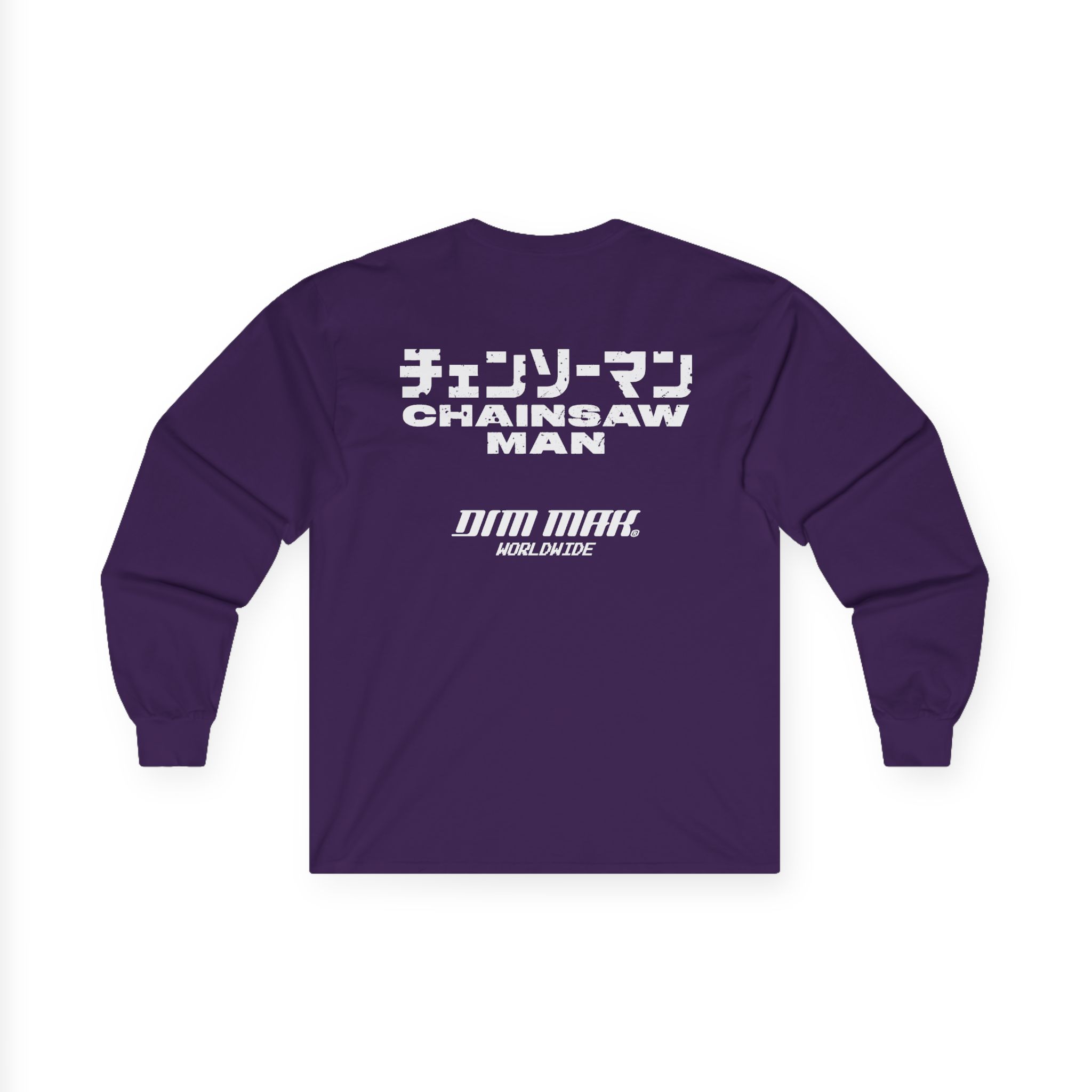 Chainsaw Man X Dim Mak Horror Unisex Ultra Cotton Long Sleeve Tee - Image 14