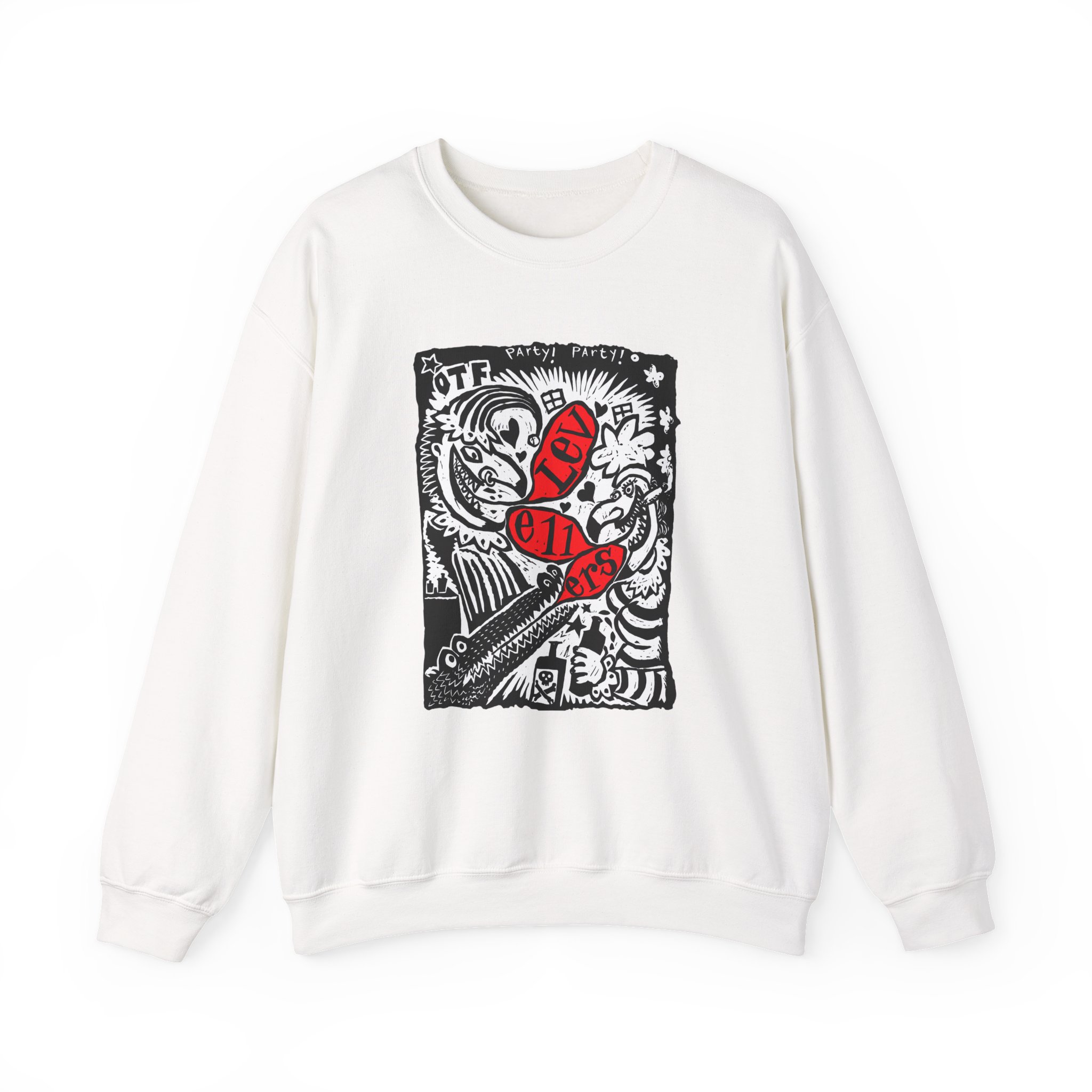 Levellers Party Party Unisex Heavy Blend™ Crewneck Sweatshirt - Image 3