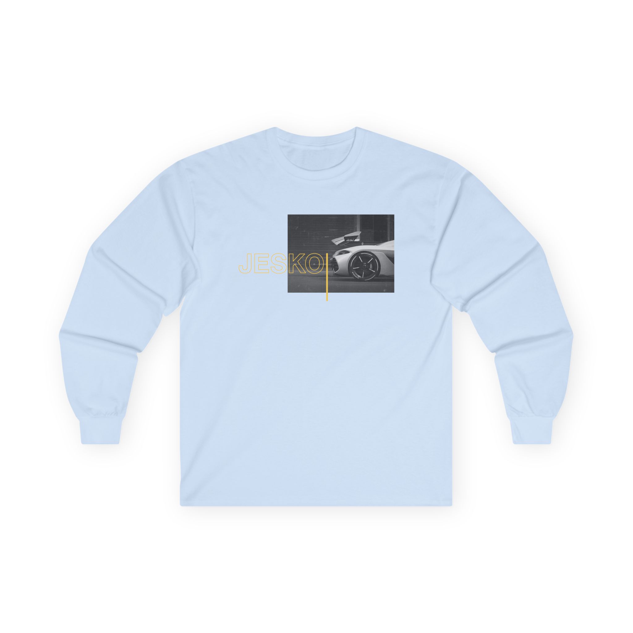 Koenigsegg Jesko Figured Unisex Ultra Cotton Long Sleeve Tee - Image 3