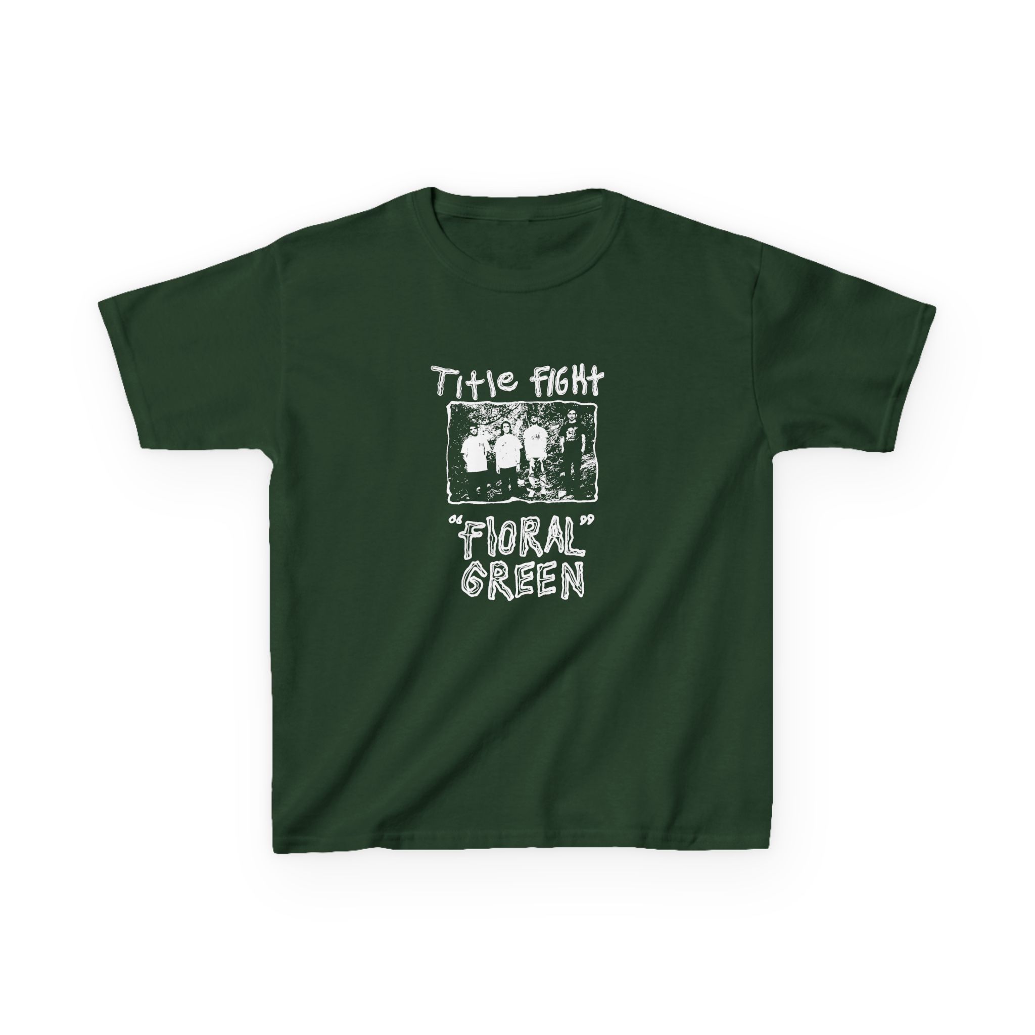 Kids Cold Cuts Title Fight Floral Green Promo Heavy Cotton™ Tee