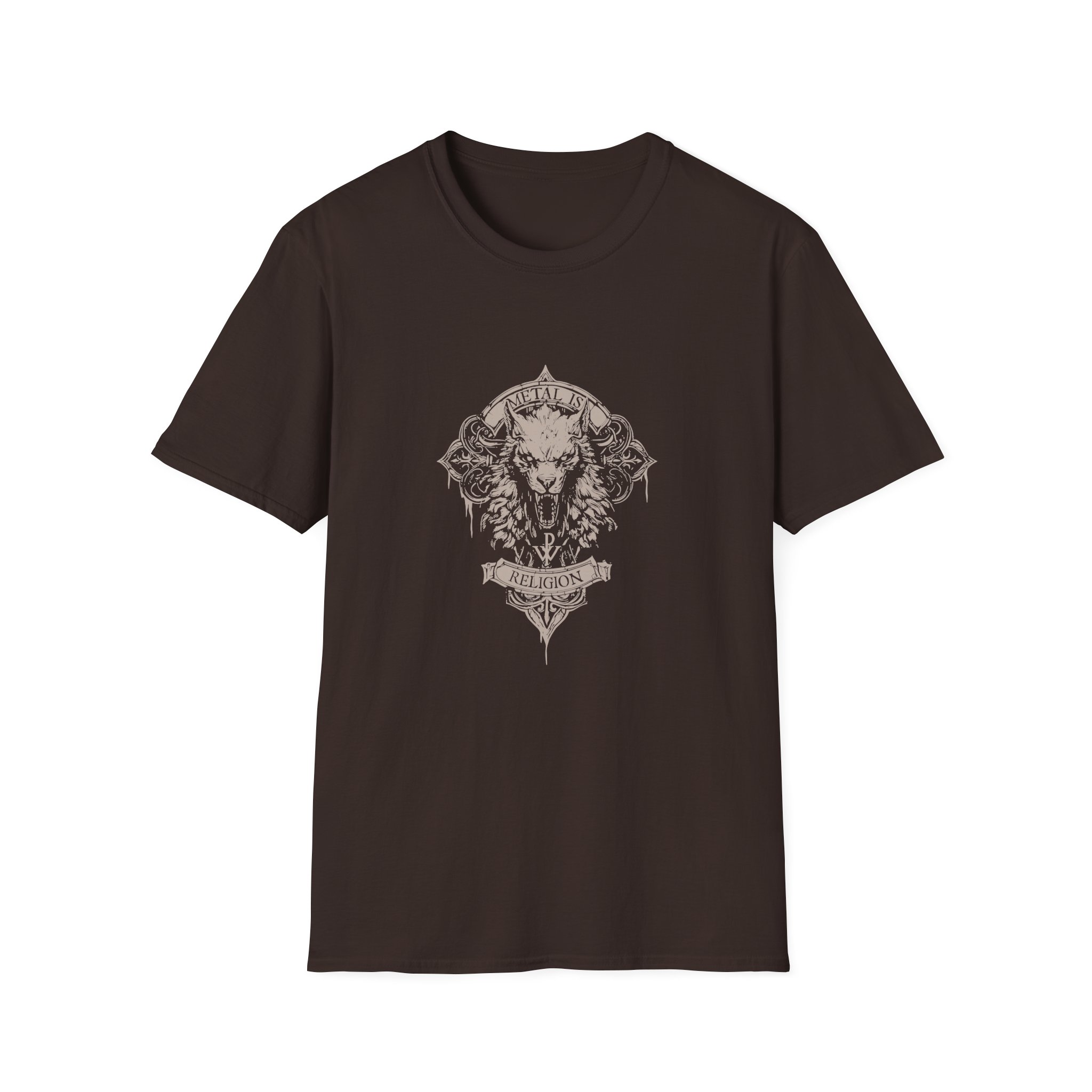 Powerwolf Wolfhead Unisex Softstyle T-Shirt - Image 3