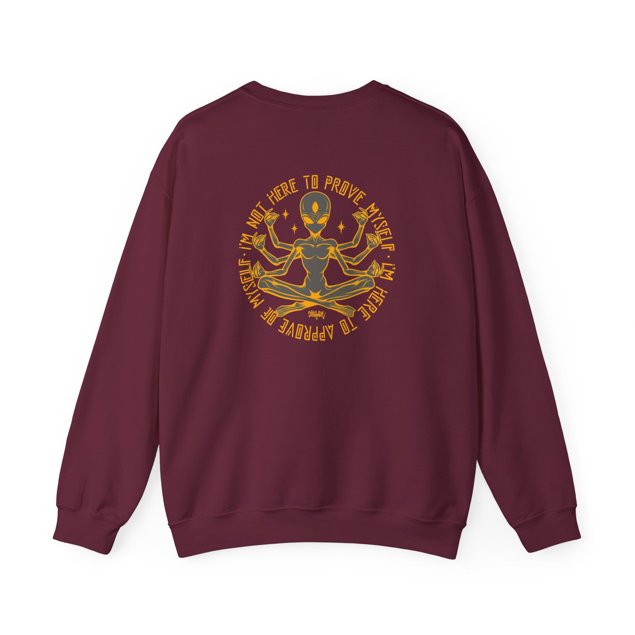 Lsdream Cosmic Upgrade Unisex Heavy Blend™ Crewneck Sweatshirt - Image 10