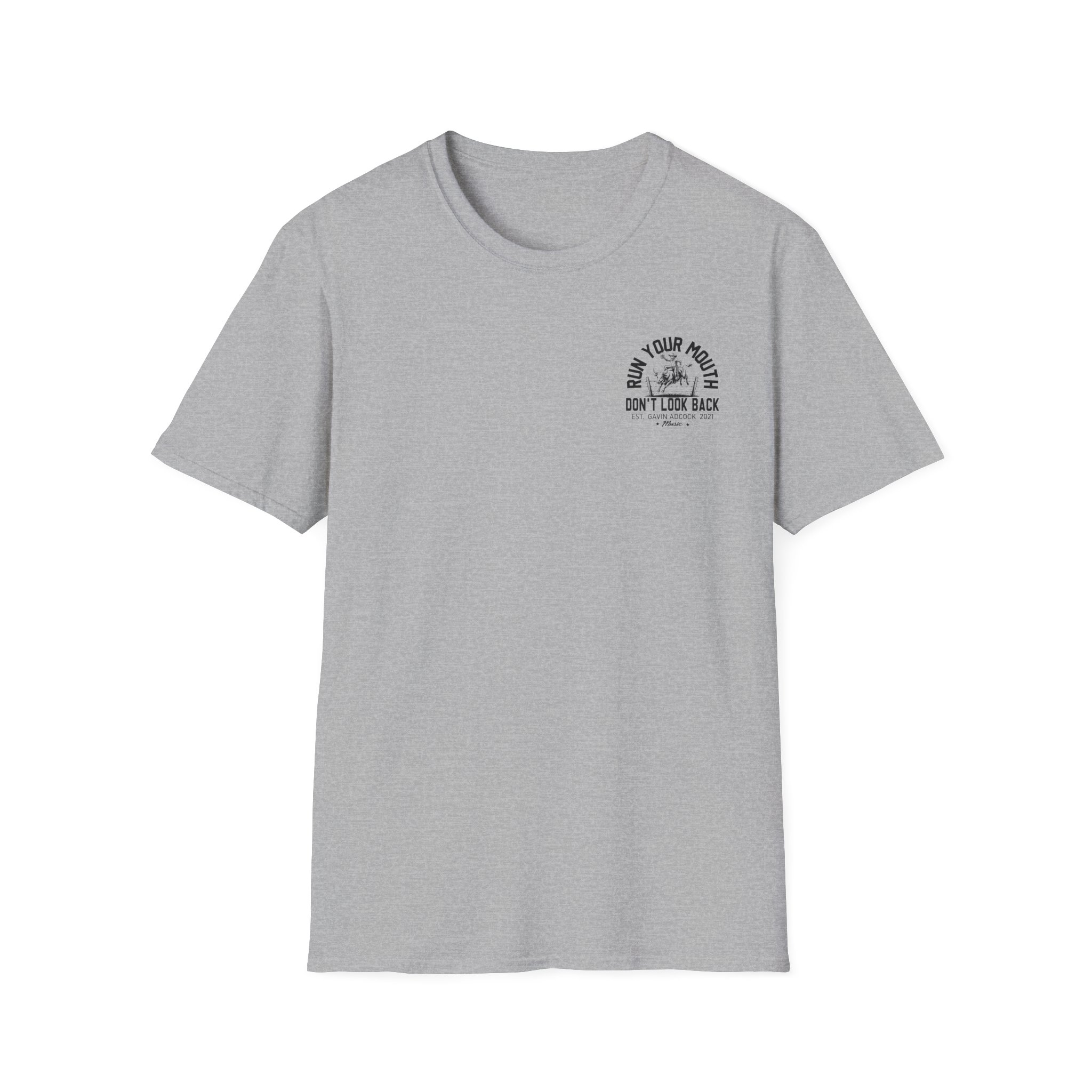 Gavin Adcock Run Your Mouth Unisex Softstyle T-Shirt - Image 9