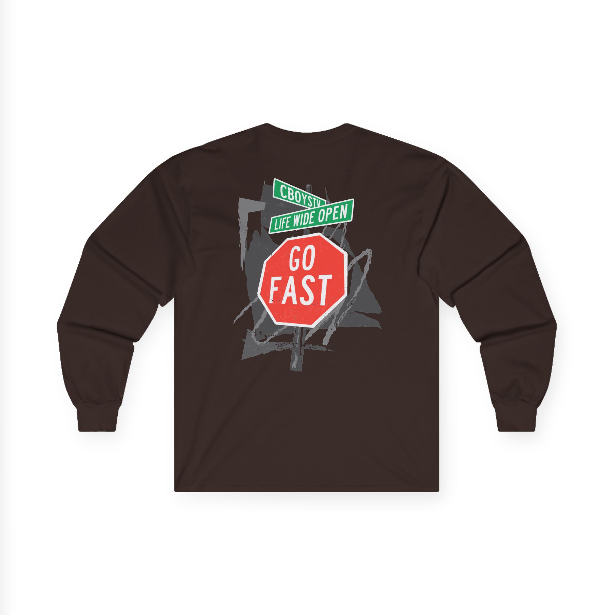 Cboystv Street Sign Unisex Ultra Cotton Long Sleeve Tee - Image 6