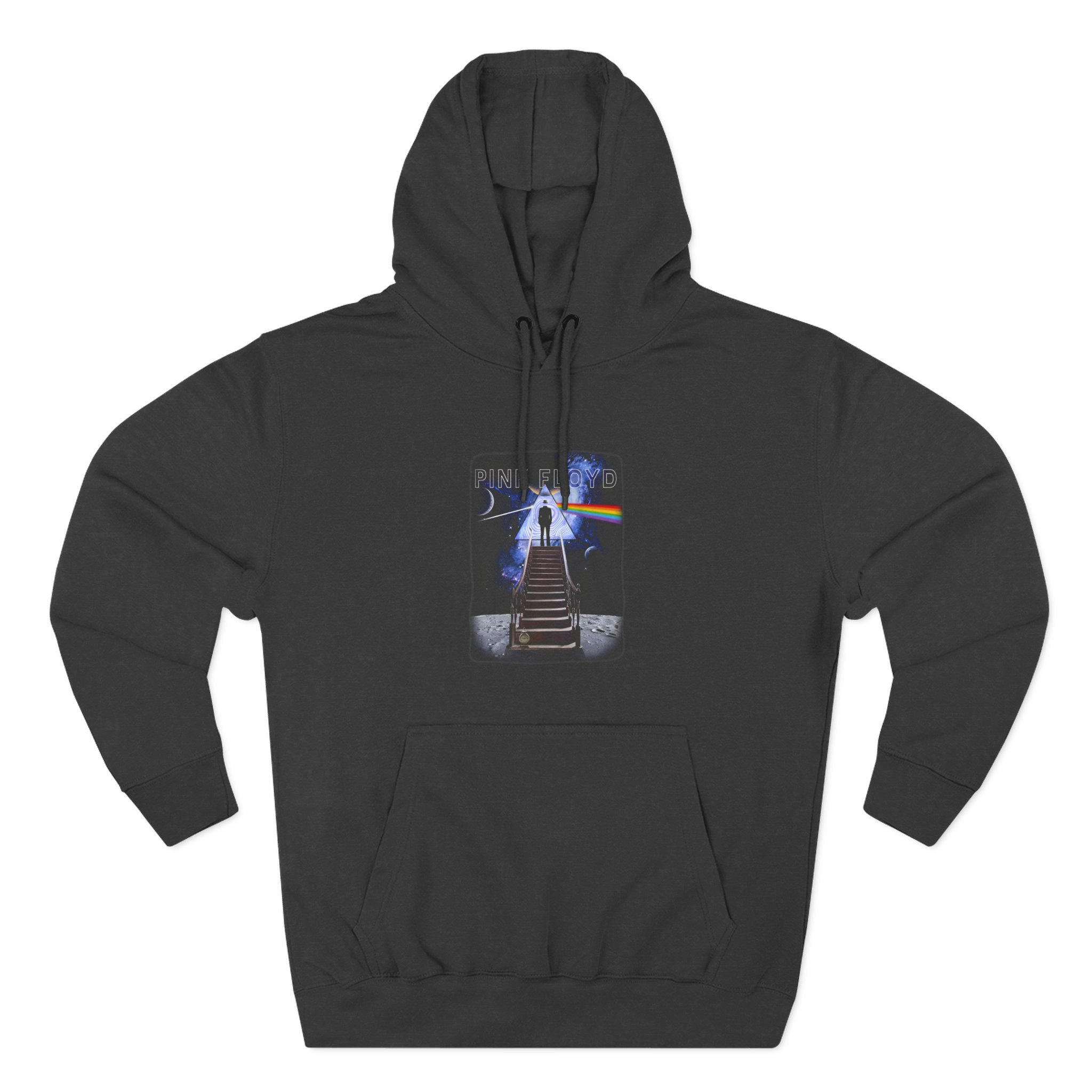 Pink Floyd Stairway to the Moon Three-Panel Fleece Hoodie - Image 3