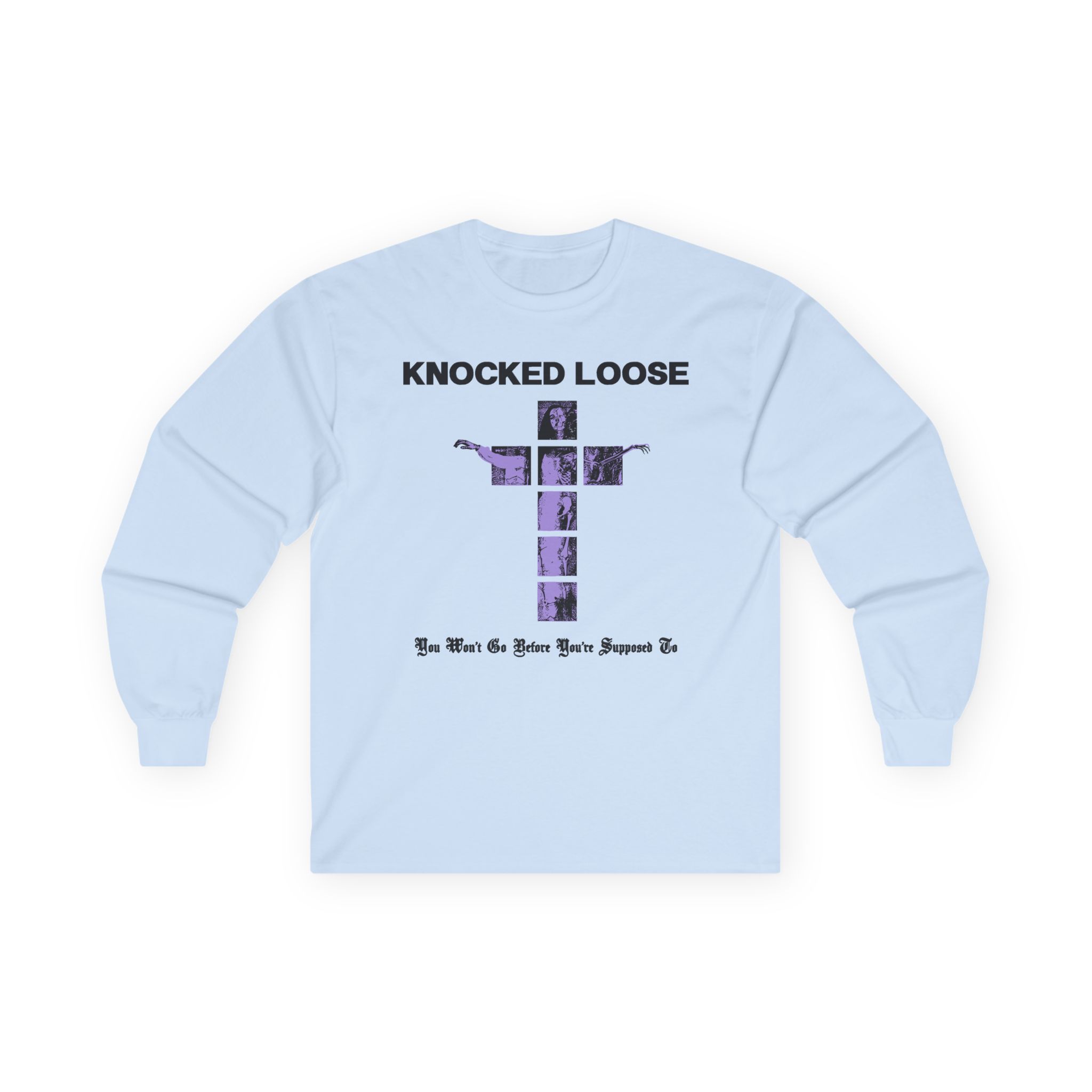 Knocked Loose Purple Cross Unisex Ultra Cotton Long Sleeve Tee - Image 7