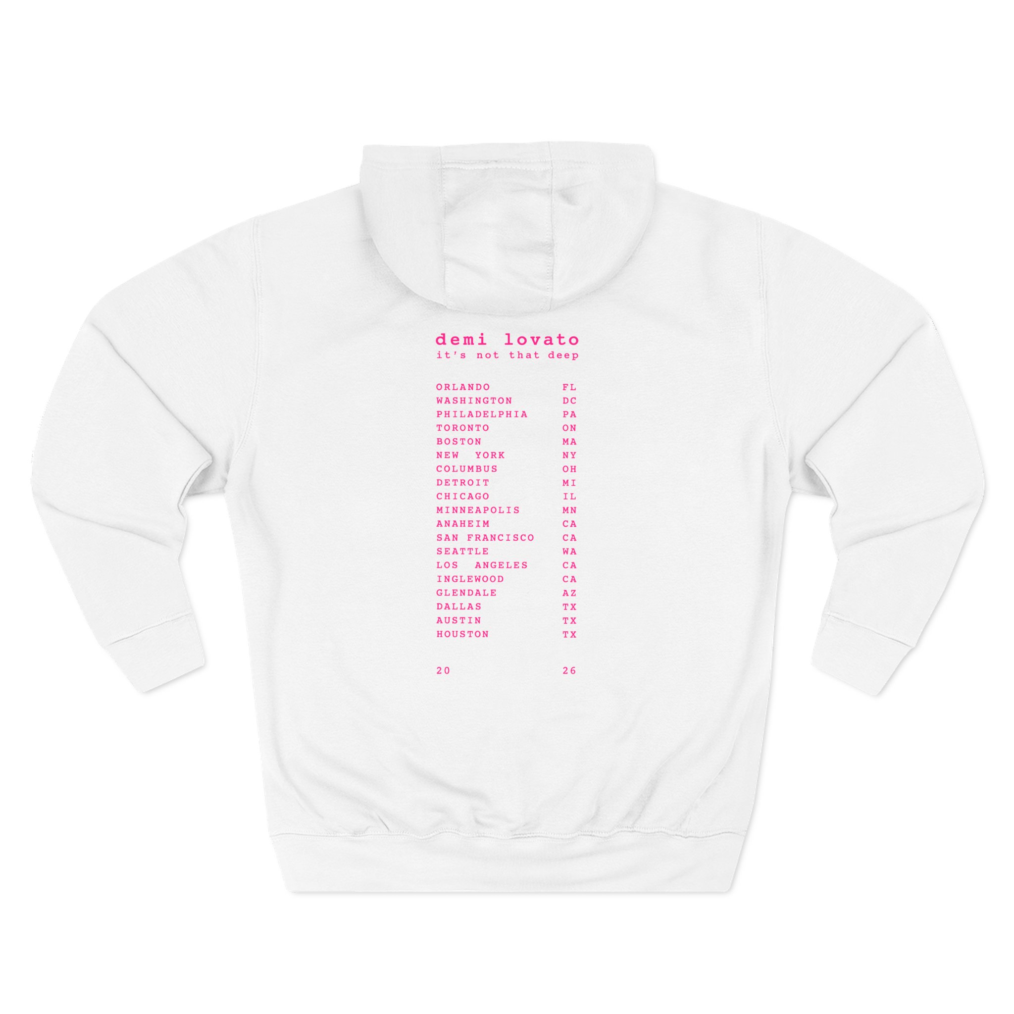 D L Three-panel Fleece Hoodie - Image 2