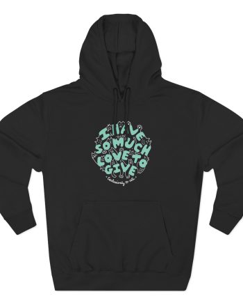 Dropout Exclusively To Cats Three-Panel Fleece Hoodie