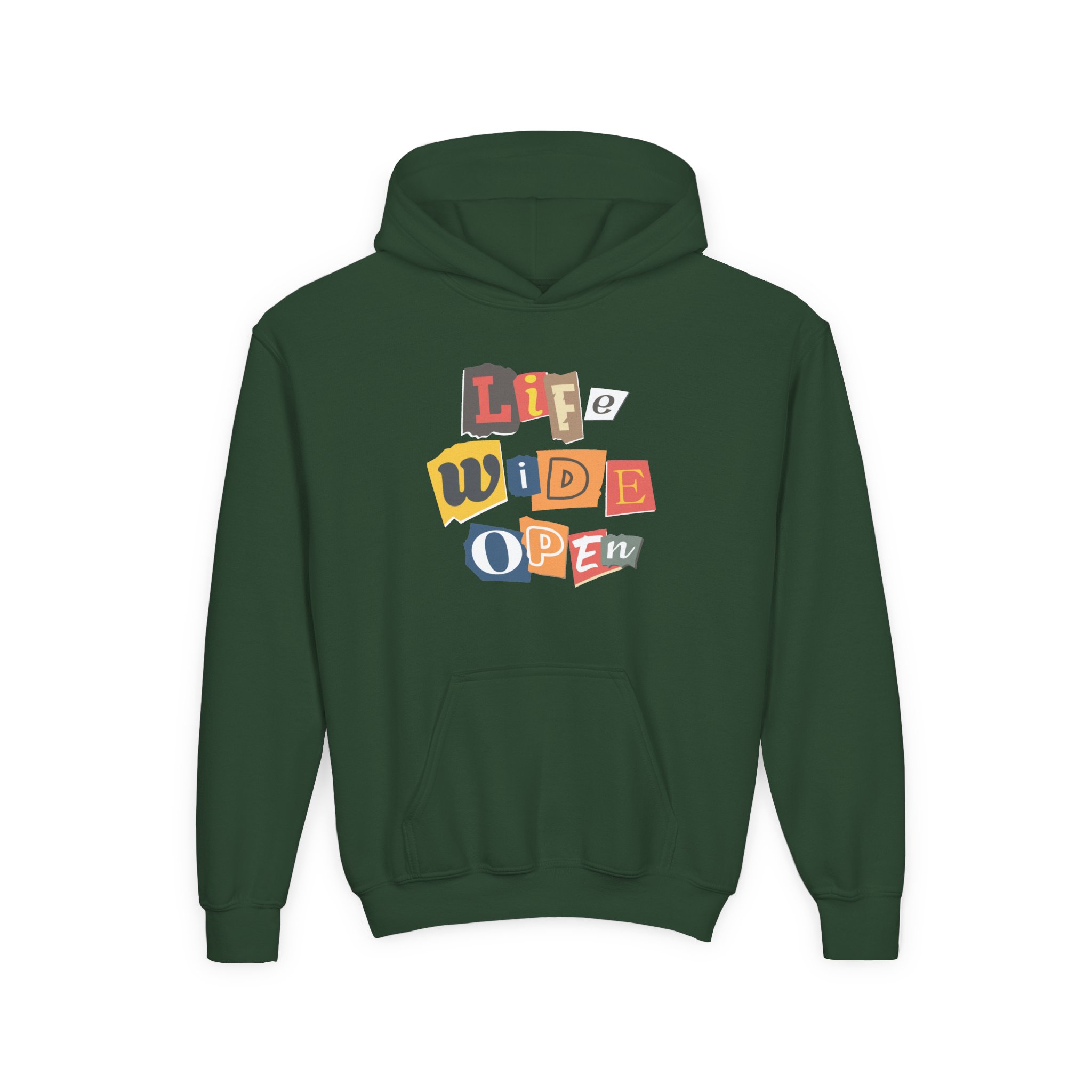 Cboystv Ransom Note Youth Heavy Blend Hooded Sweatshirt - Image 5