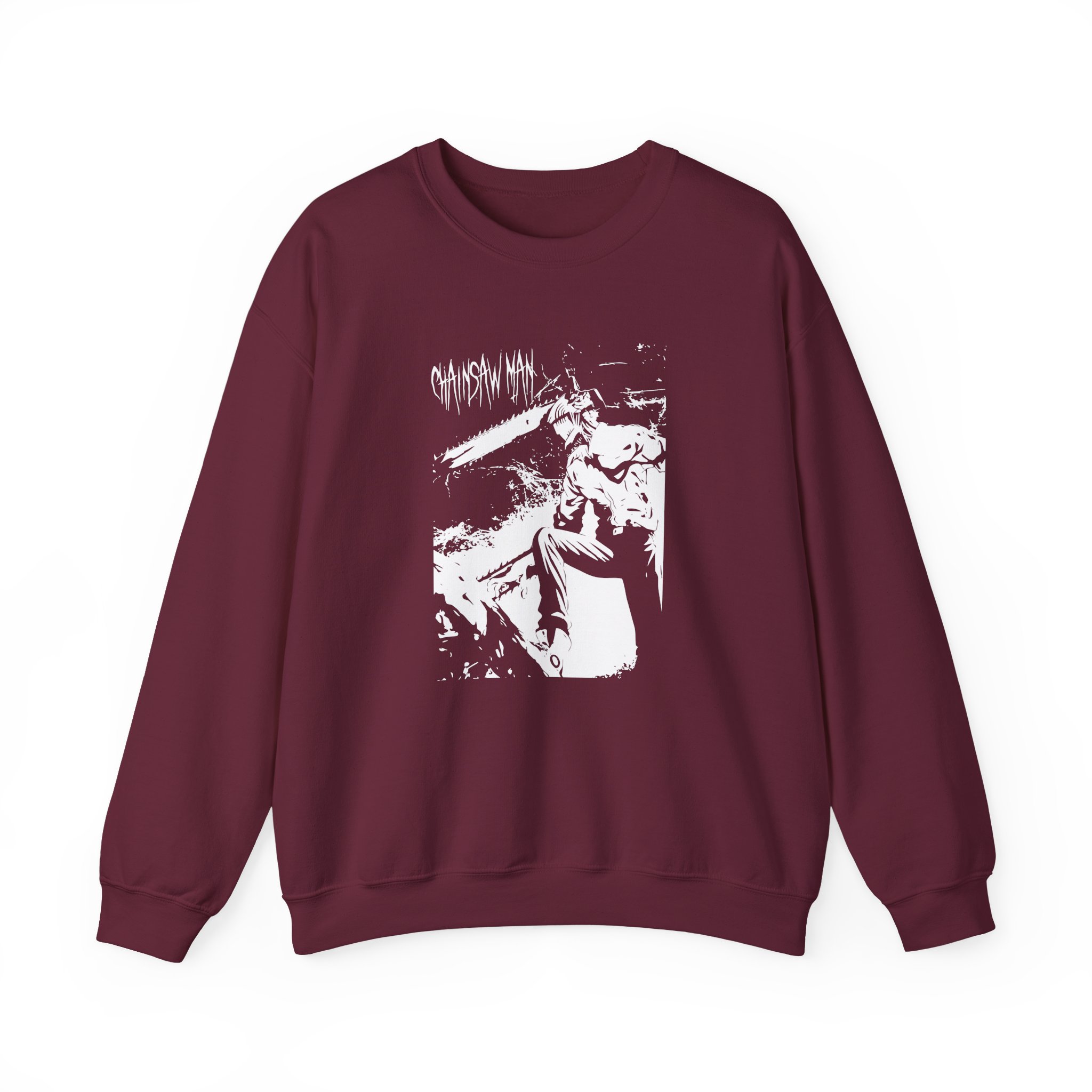 Chainsaw Man Jumbo Denji Unisex Heavy Blend™ Crewneck Sweatshirt - Image 3