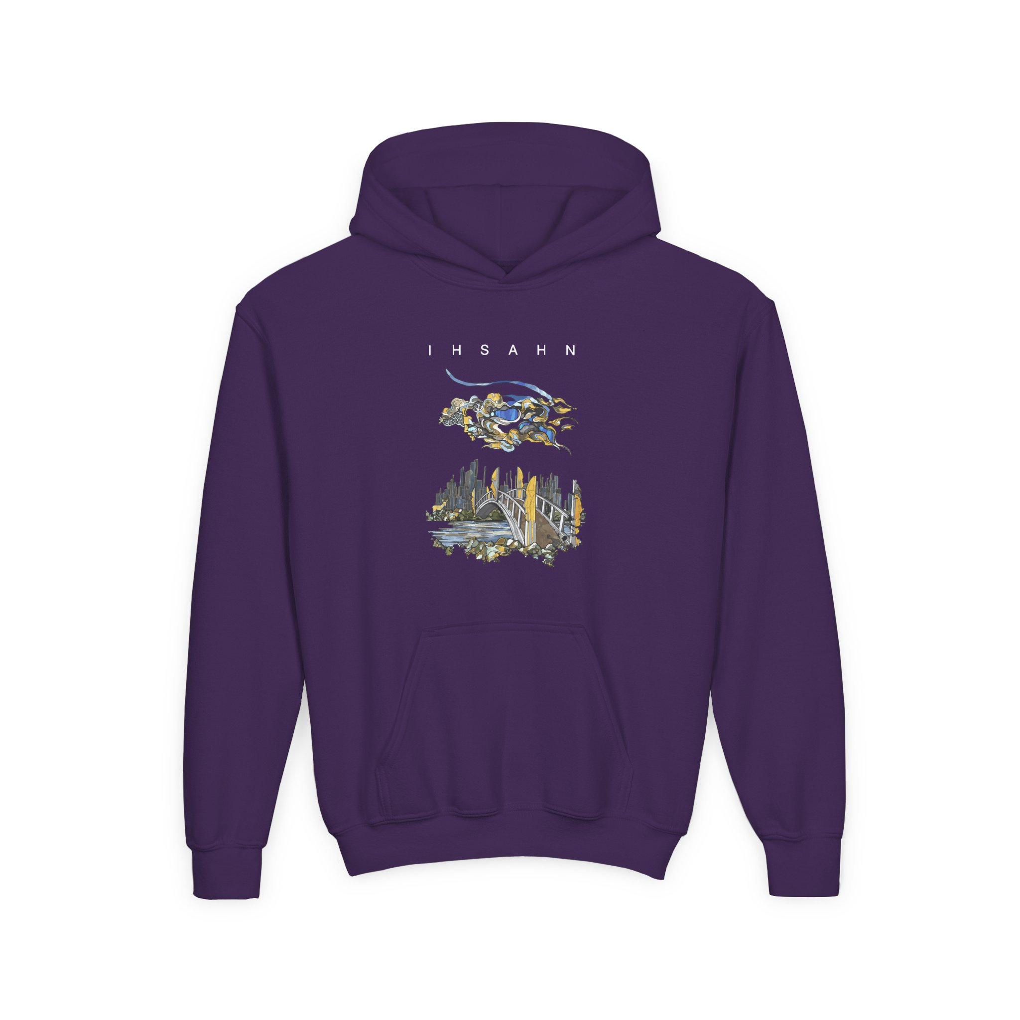 Youth Ihsahn The Distance Between Us Heavy Blend Hooded Sweatshirt - Image 7