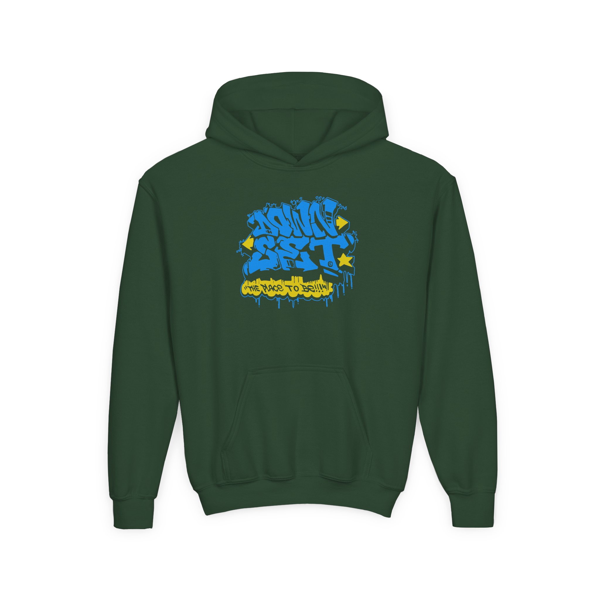 Downset Youth Heavy Blend Hooded Sweatshirt - Image 3