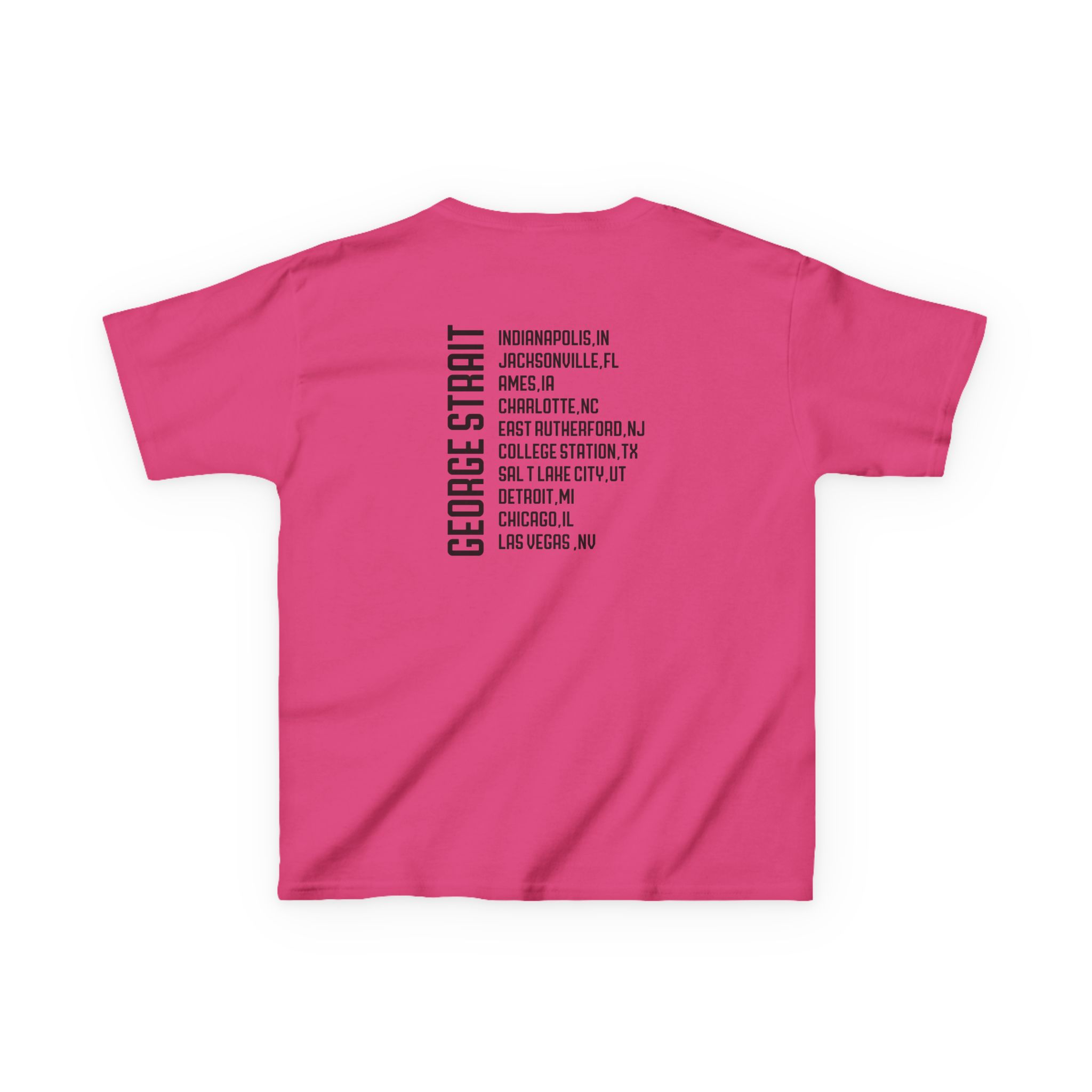 Kids George Strait Heather Denim Silhouette Heavy Cotton™ Tee - Image 22