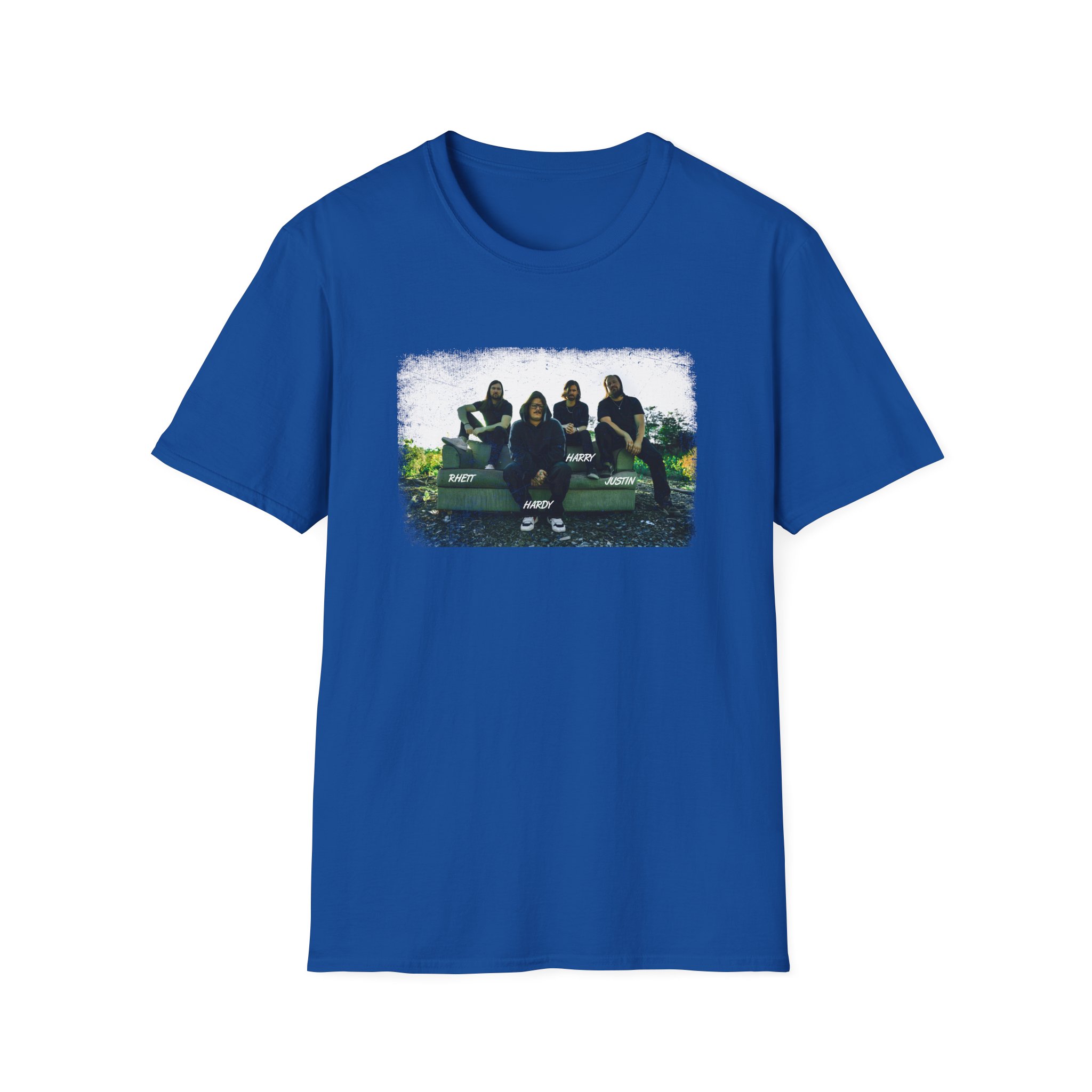 Hd Band Photo Unisex Softstyle T-Shirt - Image 21
