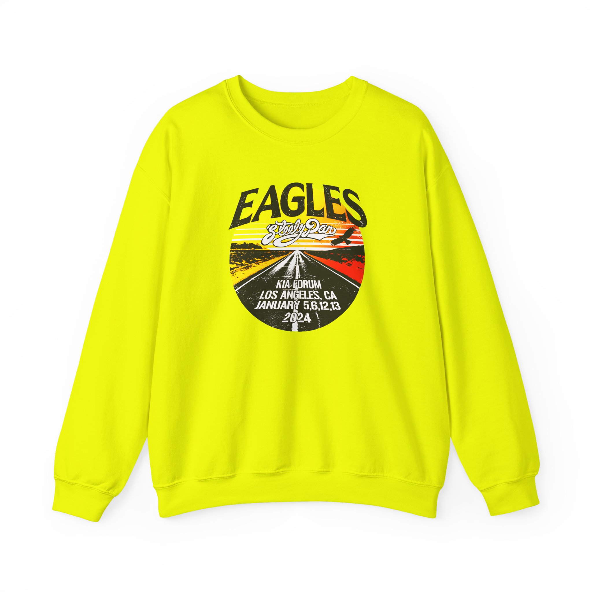 The Eagles Sphere 2024 / 2025 Sunset Unisex Heavy Blend™ Crewneck Sweatshirt - Image 7