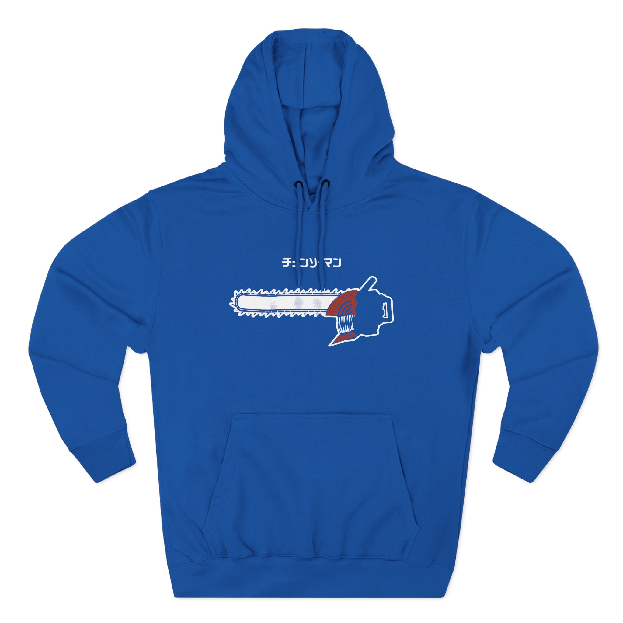 Chainsaw Man Flaming Three-Panel Fleece Hoodie - Image 7