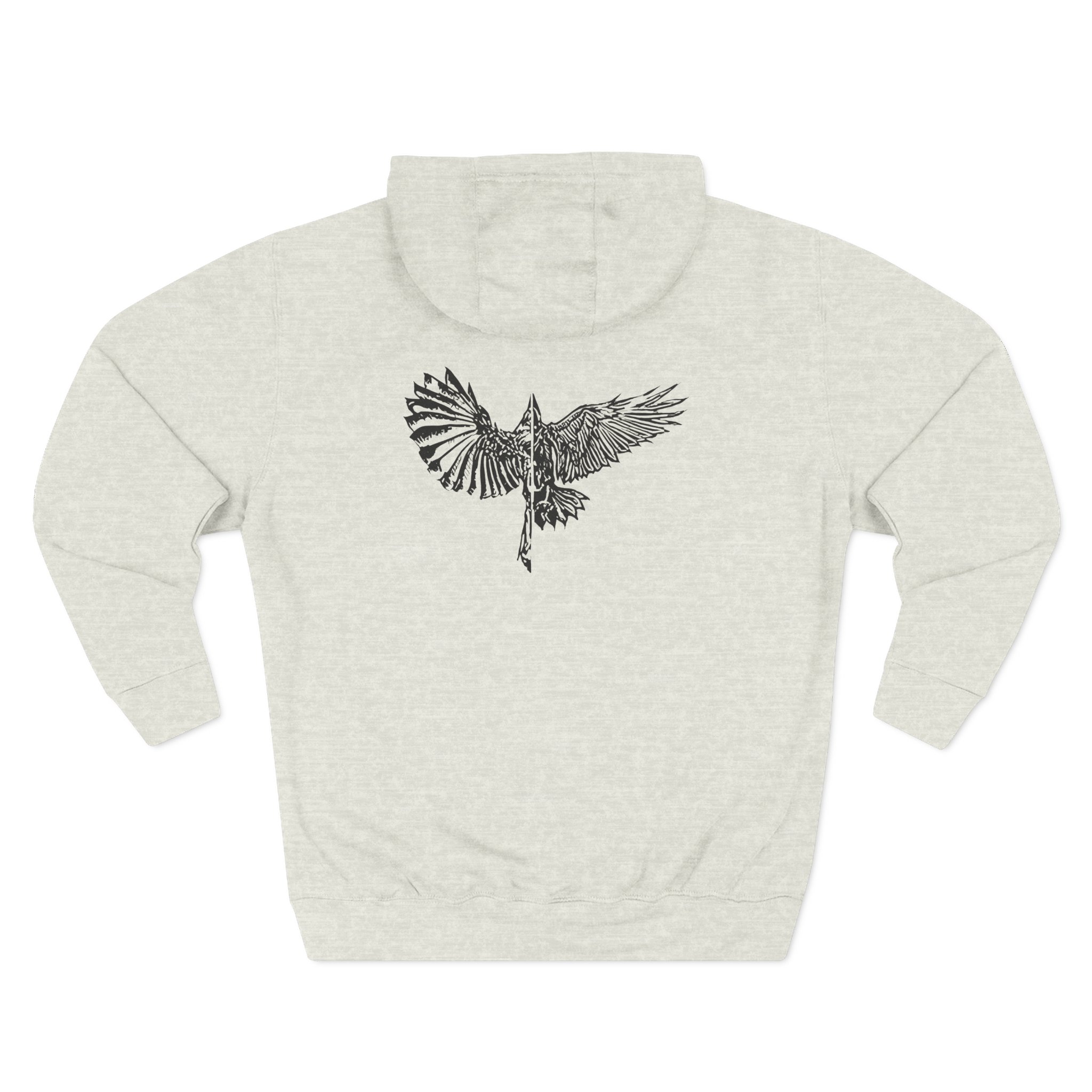 Hd Three-Panel Fleece Hoodie - Image 10