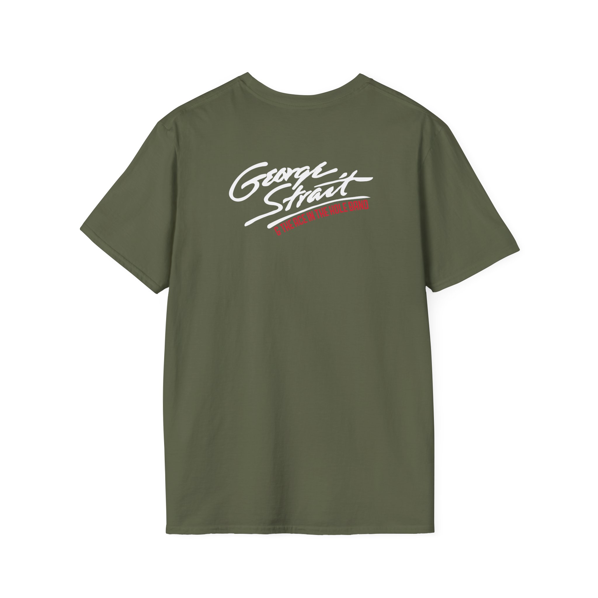 George Strait Satin Unisex Softstyle T-Shirt - Image 6