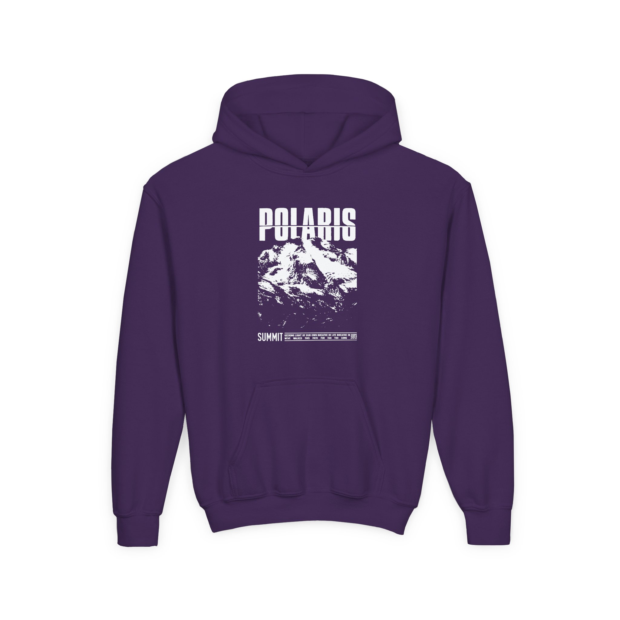 Polaris Summit Youth Heavy Blend Hooded Sweatshirt - Image 9