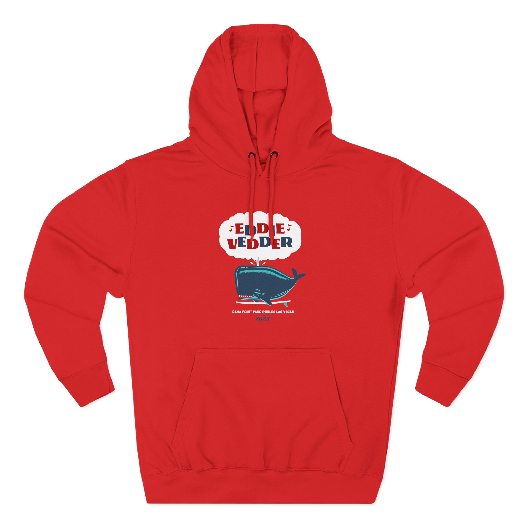 Eddie Vedder Whale Three-Panel Fleece Hoodie