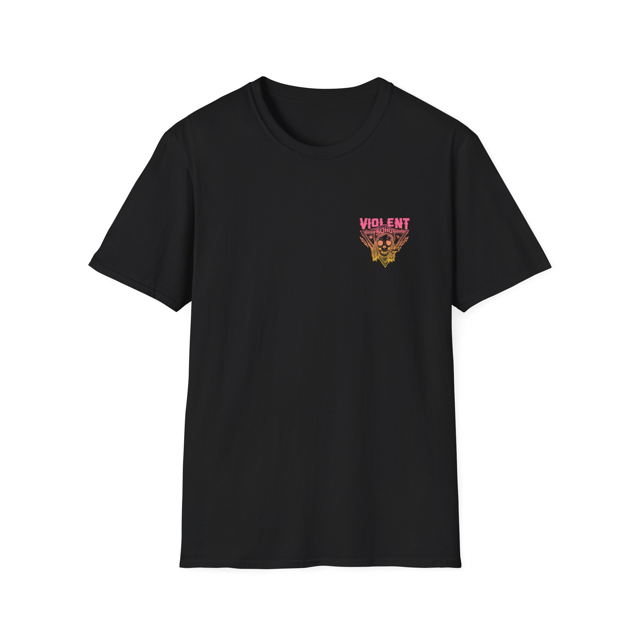 Violent Soho Blazin' Skull Gradient Unisex Softstyle T-Shirt