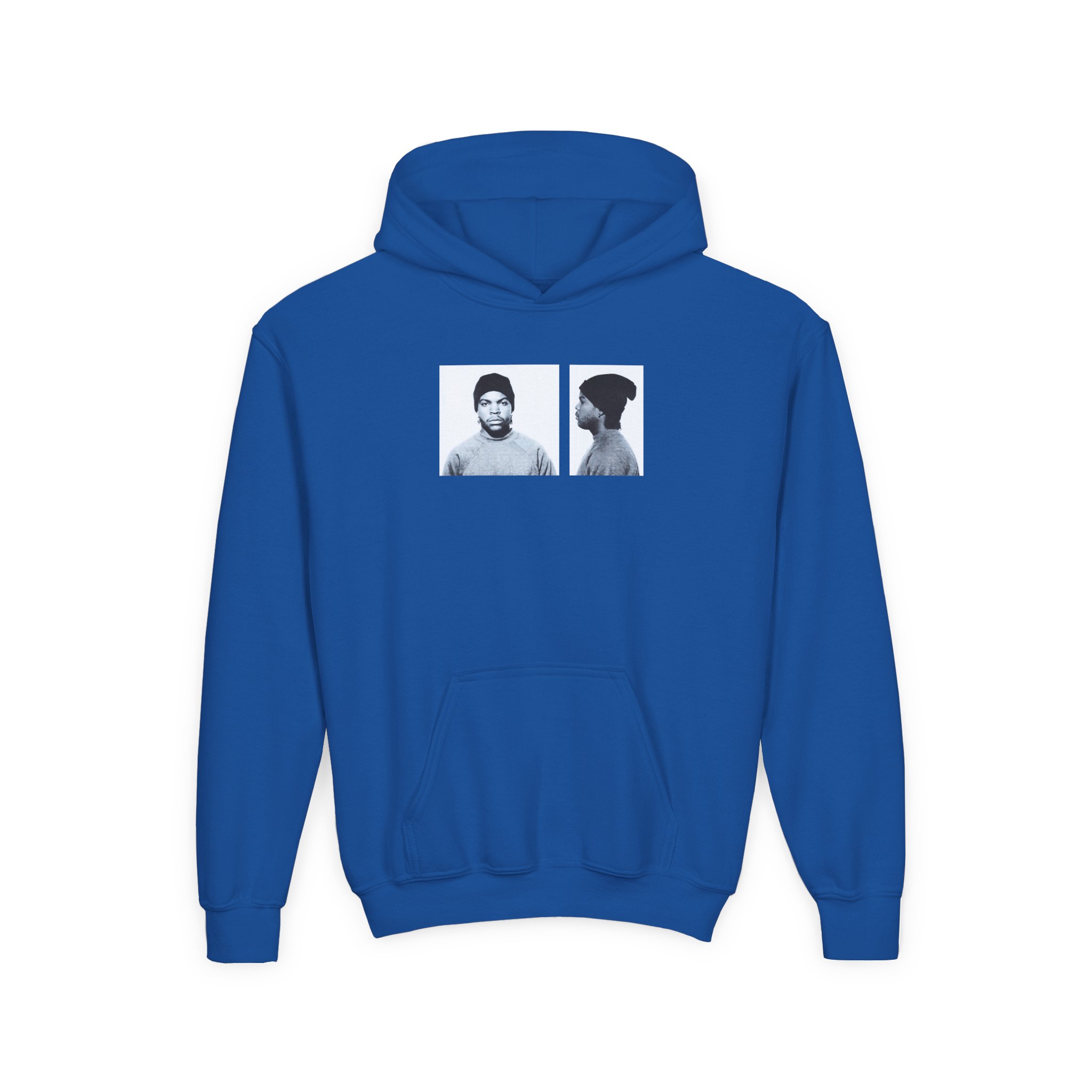 Ice Cube Mug Shot Youth Heavy Blend Hooded Sweatshirt - Image 9