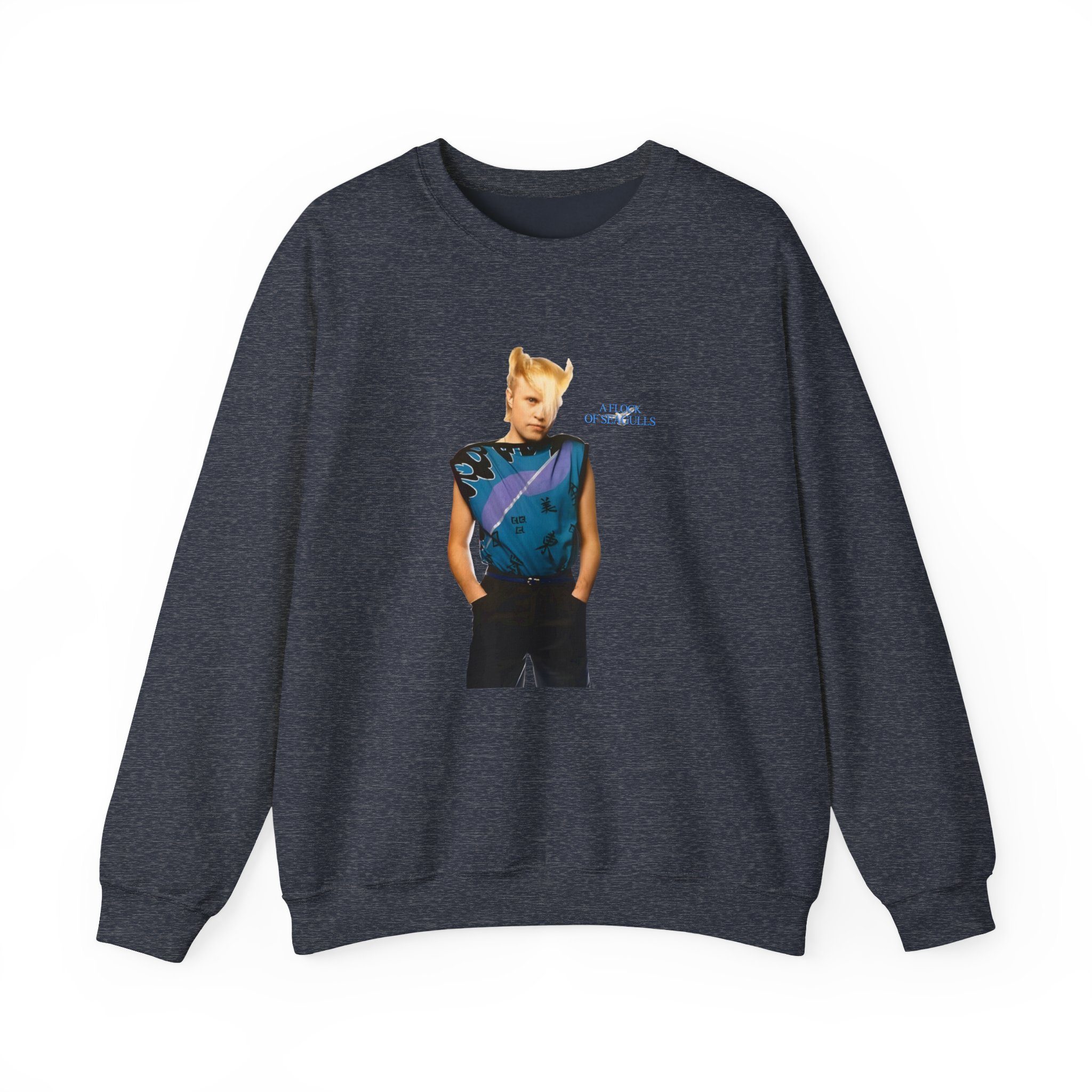 A Flock of Seagulls Mike Score Unisex Heavy Blend™ Crewneck Sweatshirt - Image 5
