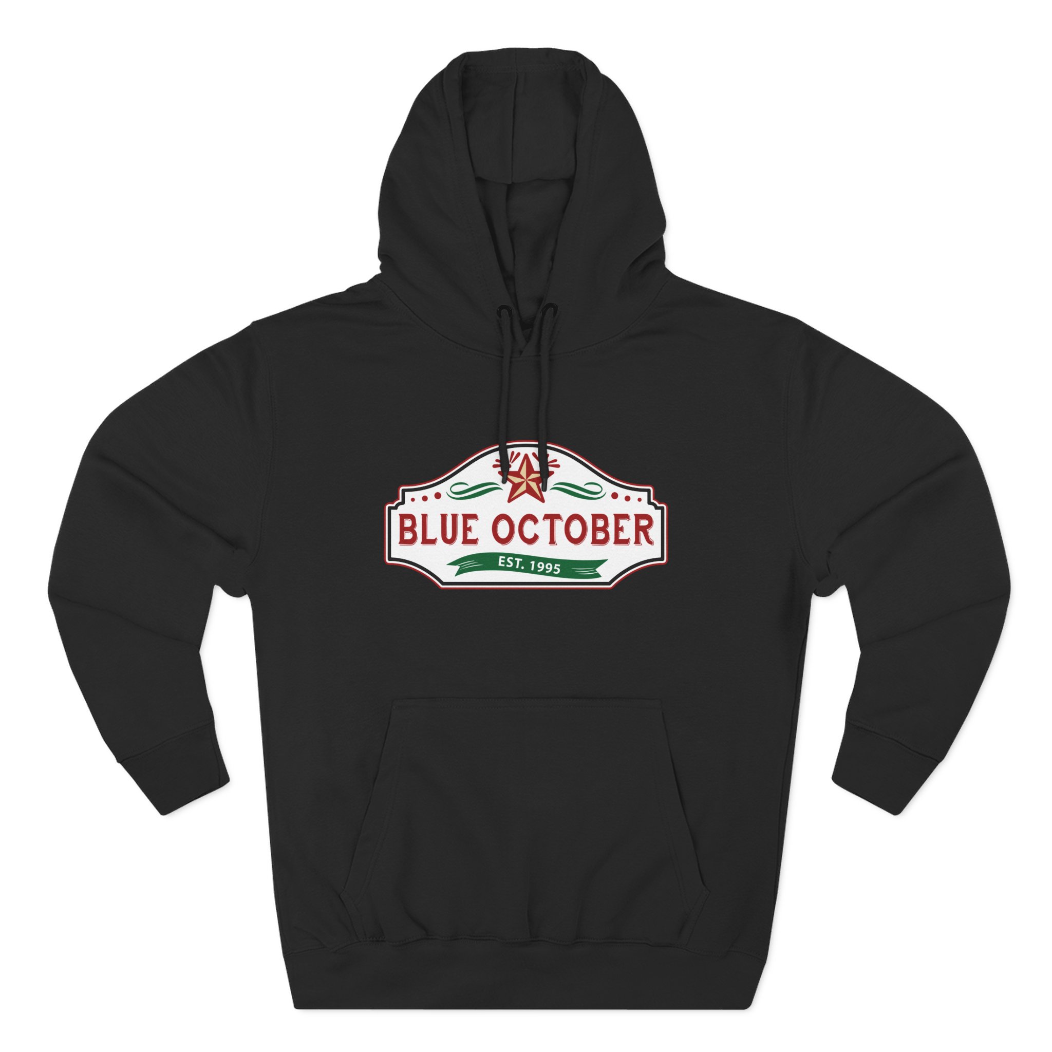 Blue October Est 1995 Three-Panel Fleece Hoodie
