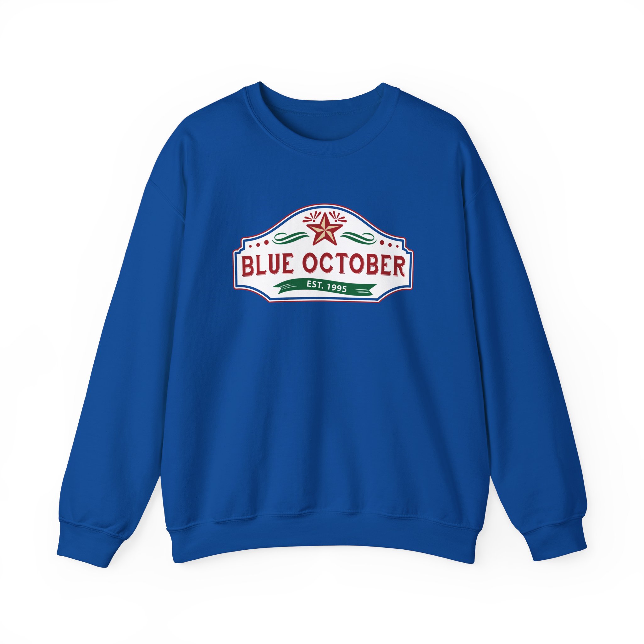 Blue October Est 1995 Unisex Heavy Blend™ Crewneck Sweatshirt - Image 13