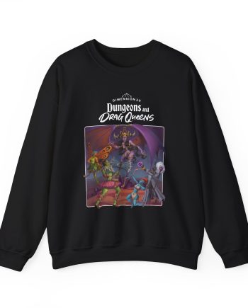 Dropout Dungeons and Drag Queens Unisex Heavy Blend™ Crewneck Sweatshirt