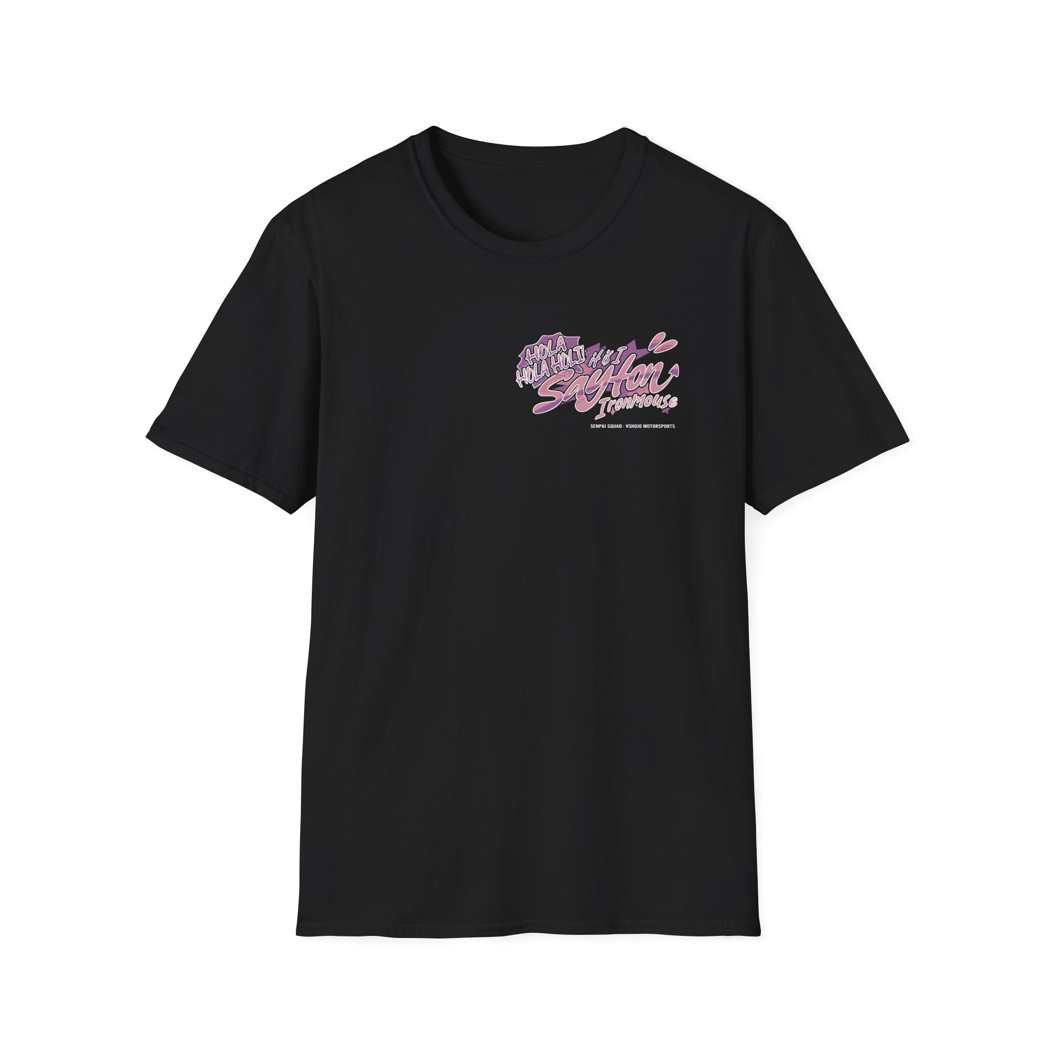 Ironmouse V2 Vshojo X Senpai Squad Unisex Softstyle T-shirt