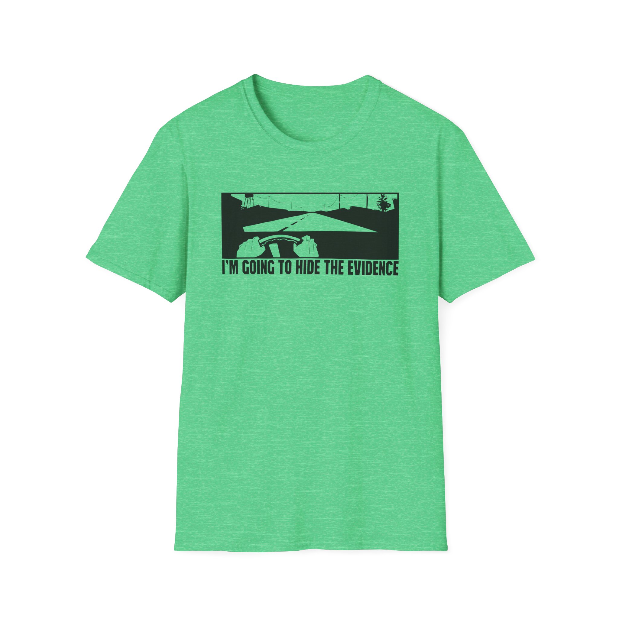 Shroud Hide The Evidence Unisex Softstyle T-Shirt - Image 15