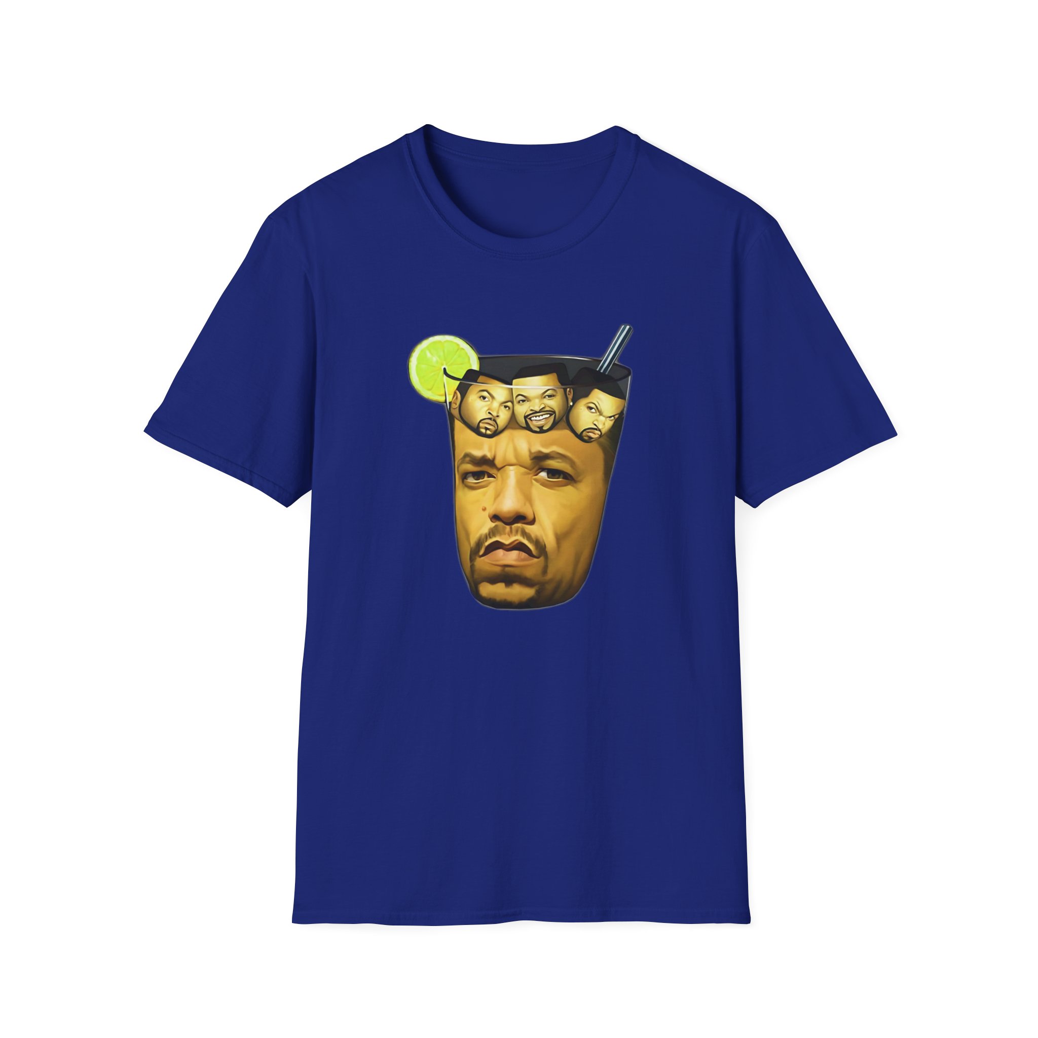 Ice Cube In Iced Tea Unisex Softstyle T-Shirt - Image 23