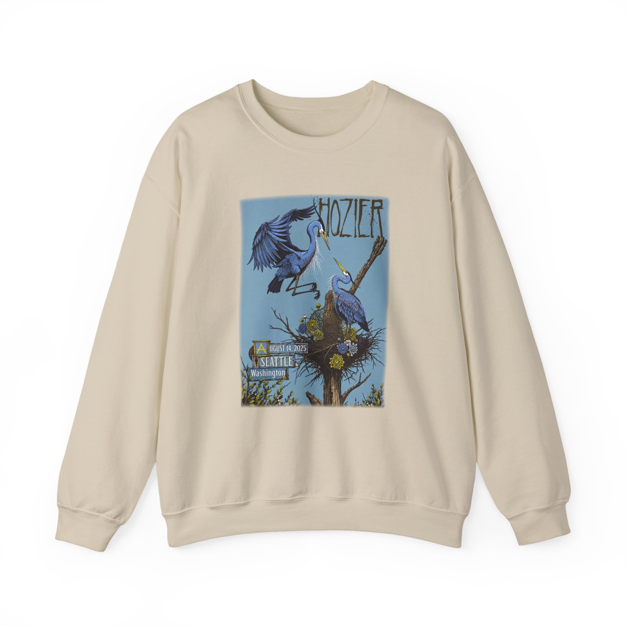 Hozier Seattle August 14 Show Unisex Heavy Blend™ Crewneck Sweatshirt - Image 5