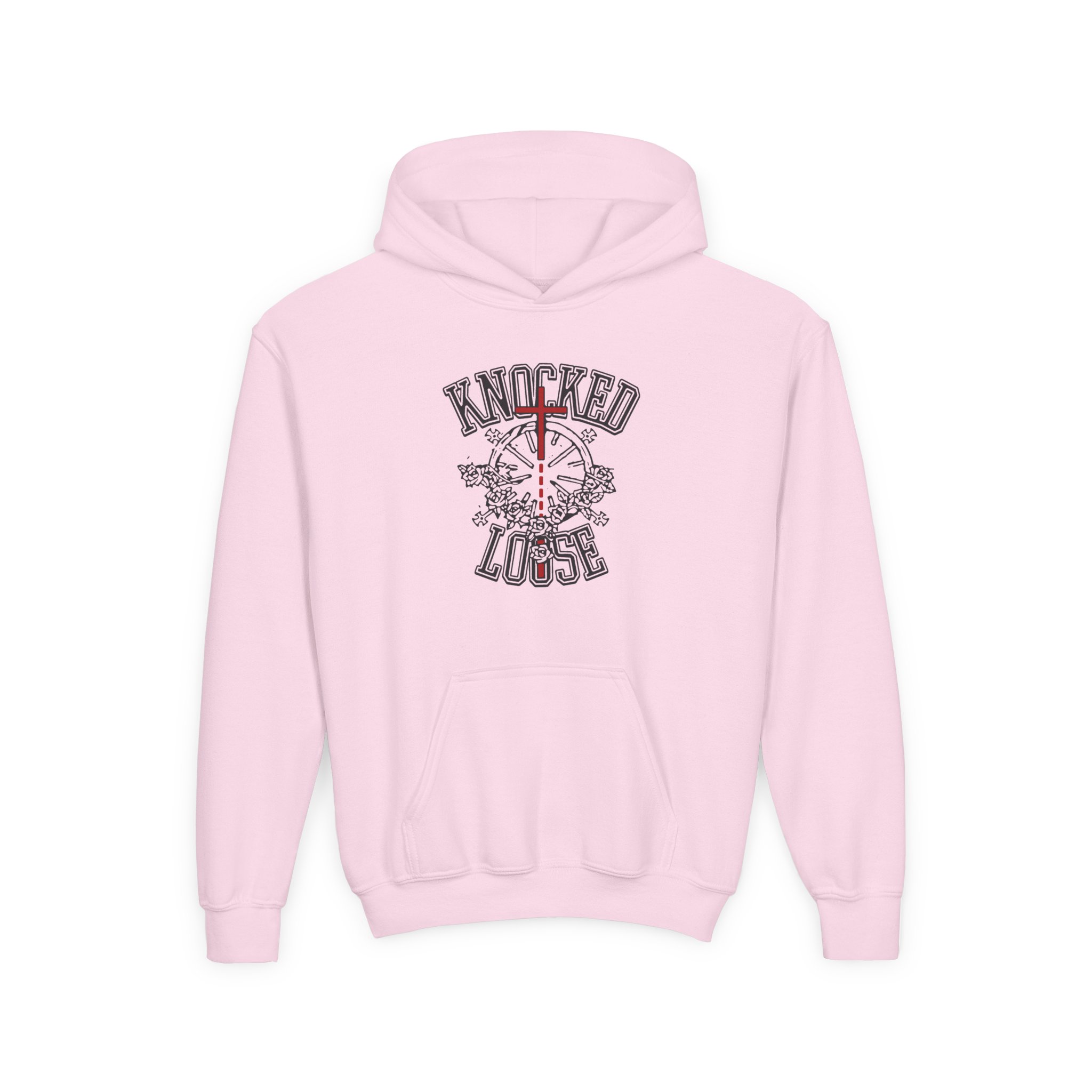 Knocked Loose Otak Ash Youth Heavy Blend Hooded Sweatshirt - Image 5