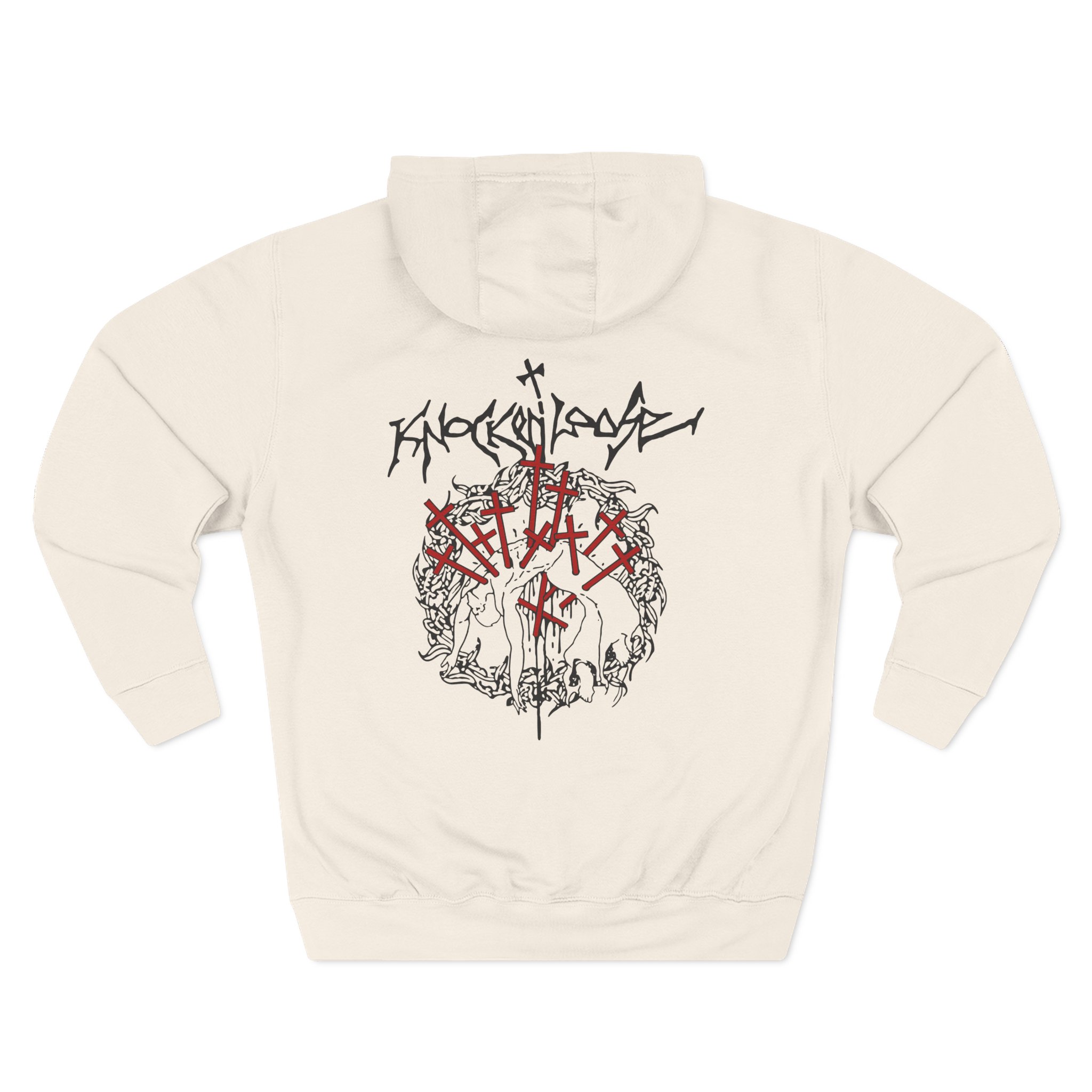 Knocked Loose Otak Ash Three-Panel Fleece Hoodie - Image 6