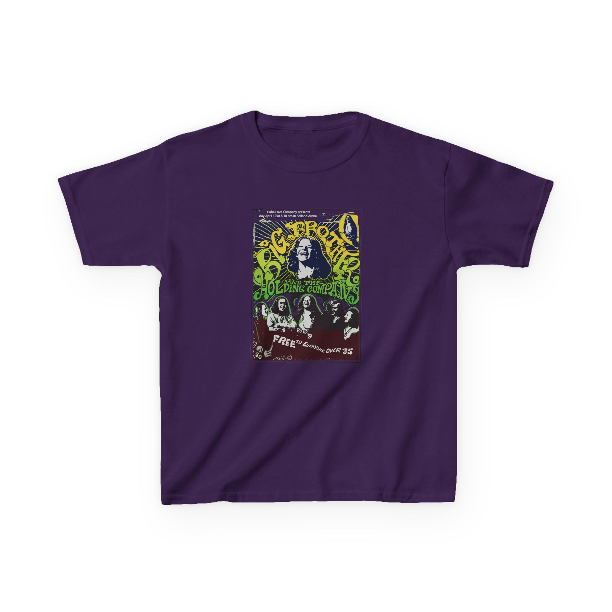 Janis Joplin Free to Everyone Kids Heavy Cotton™ Tee - Image 5