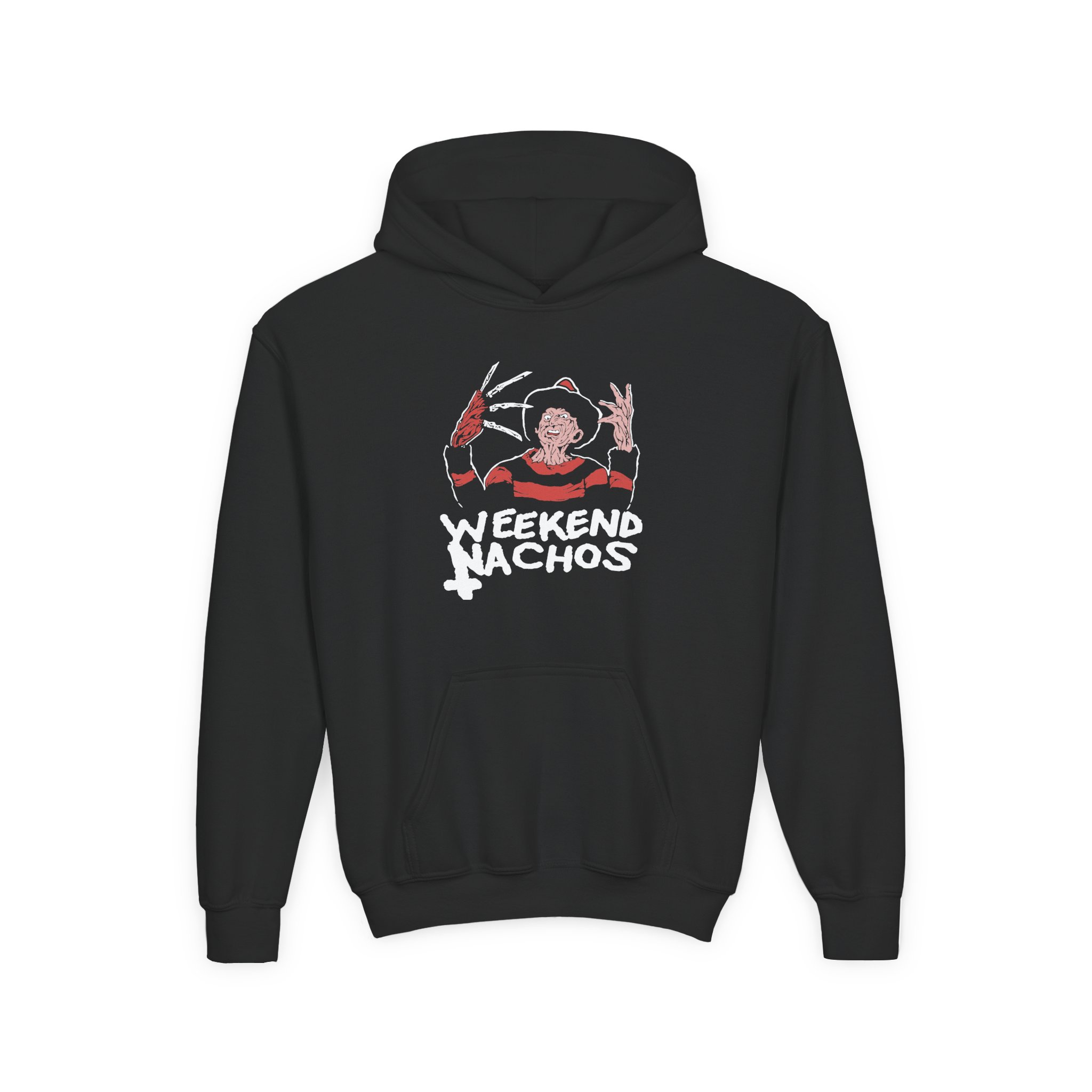 Youth Weekend Nachos Freddy Heavy Blend Hooded Sweatshirt