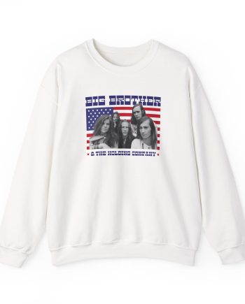Janis Joplin Big Brother & the Holding Company Unisex Heavy Blend™ Crewneck Sweatshirt