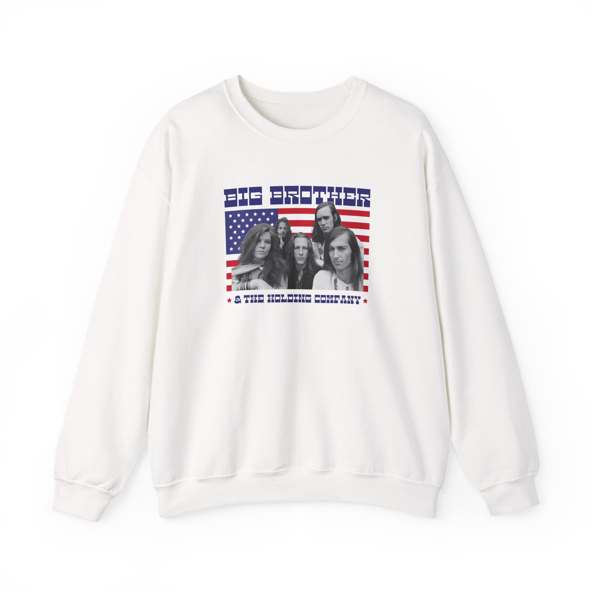 Janis Joplin Big Brother & the Holding Company Unisex Heavy Blend™ Crewneck Sweatshirt