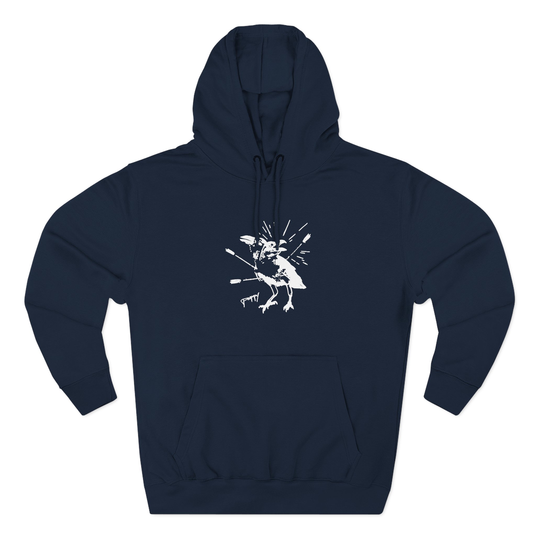 Poppy Coward Birds Three-Panel Fleece Hoodie - Image 5