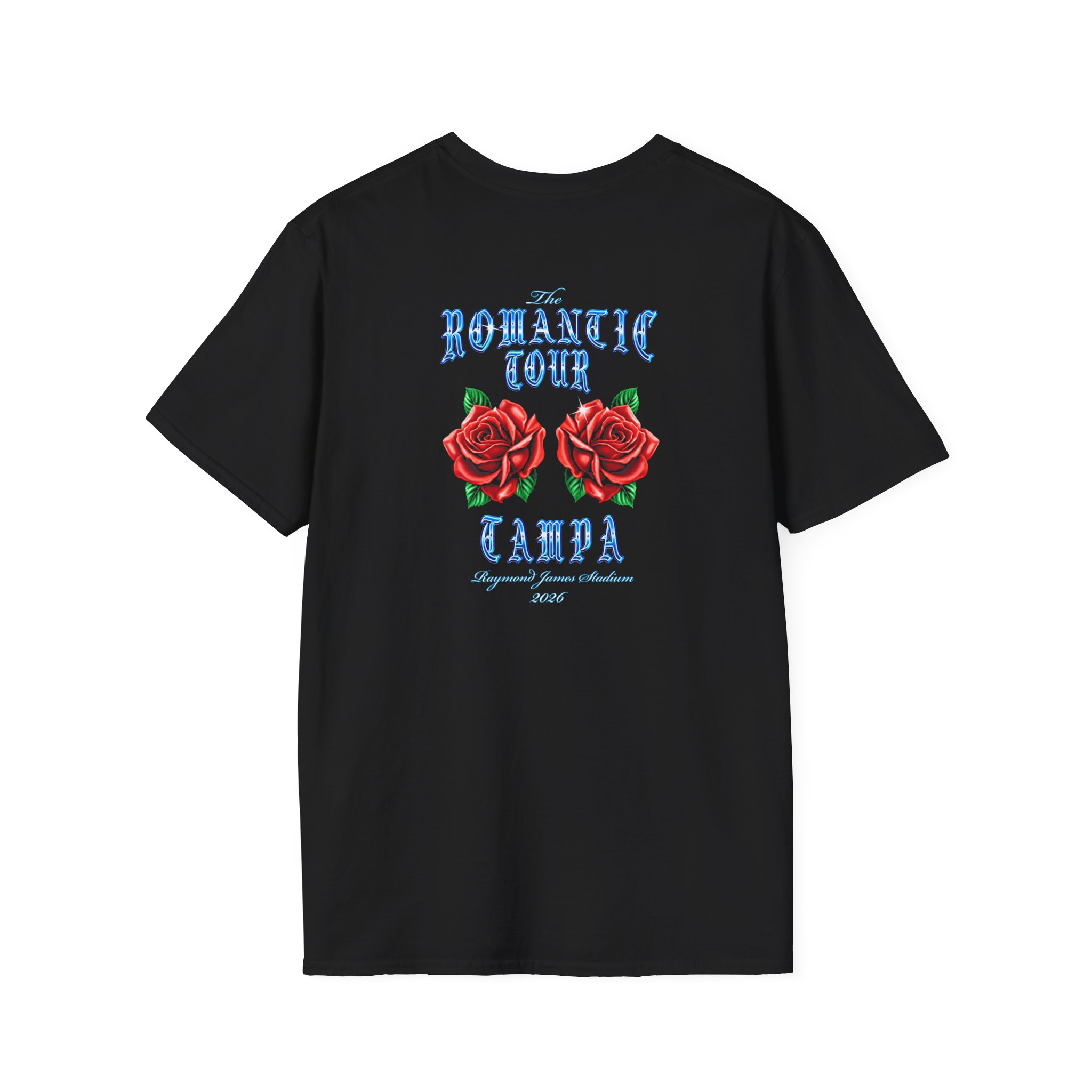 Bruno Mars Tampa the Romantic Unisex Softstyle T-Shirt - Image 2
