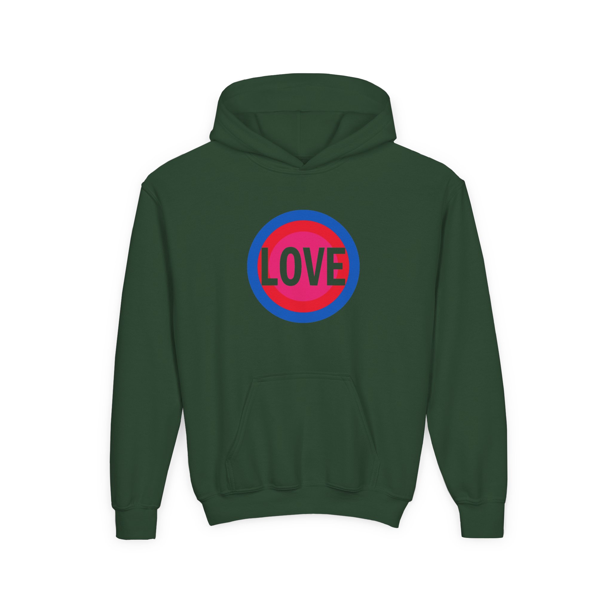 John Legend Love Circle Youth Heavy Blend Hooded Sweatshirt - Image 9